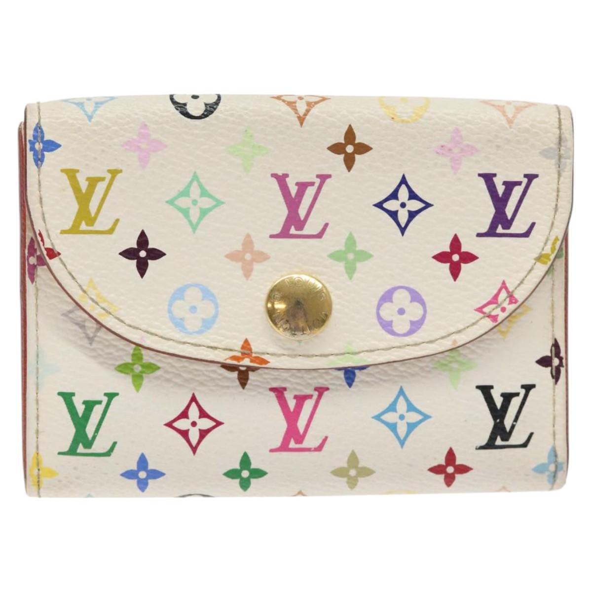 LOUIS VUITTON Monogram Multicolor Anvelop Cult De Vuitto M66557 LV Auth hk2553