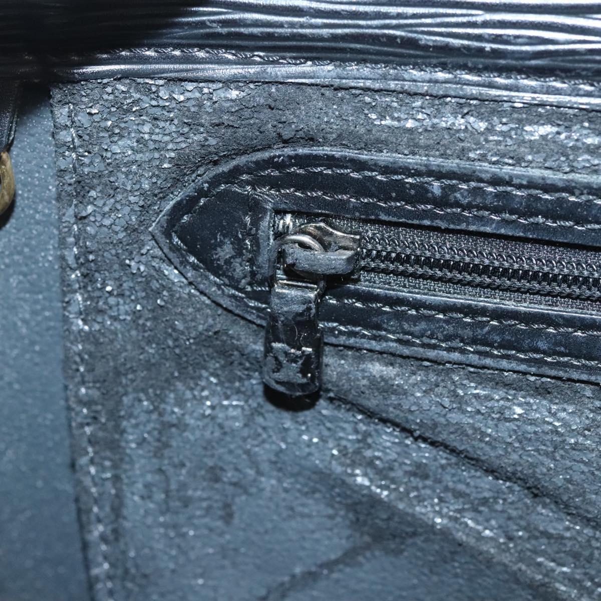 LOUIS VUITTON Epi Sac Plat Hand Bag Black M59082 LV Auth hk2560