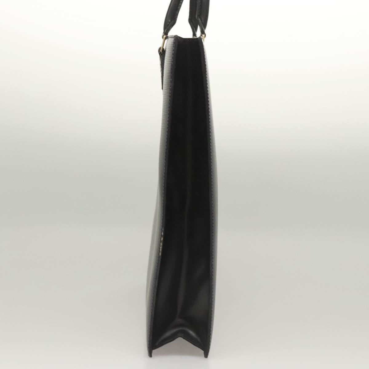 LOUIS VUITTON Epi Sac Plat Hand Bag Black M59082 LV Auth hk2560