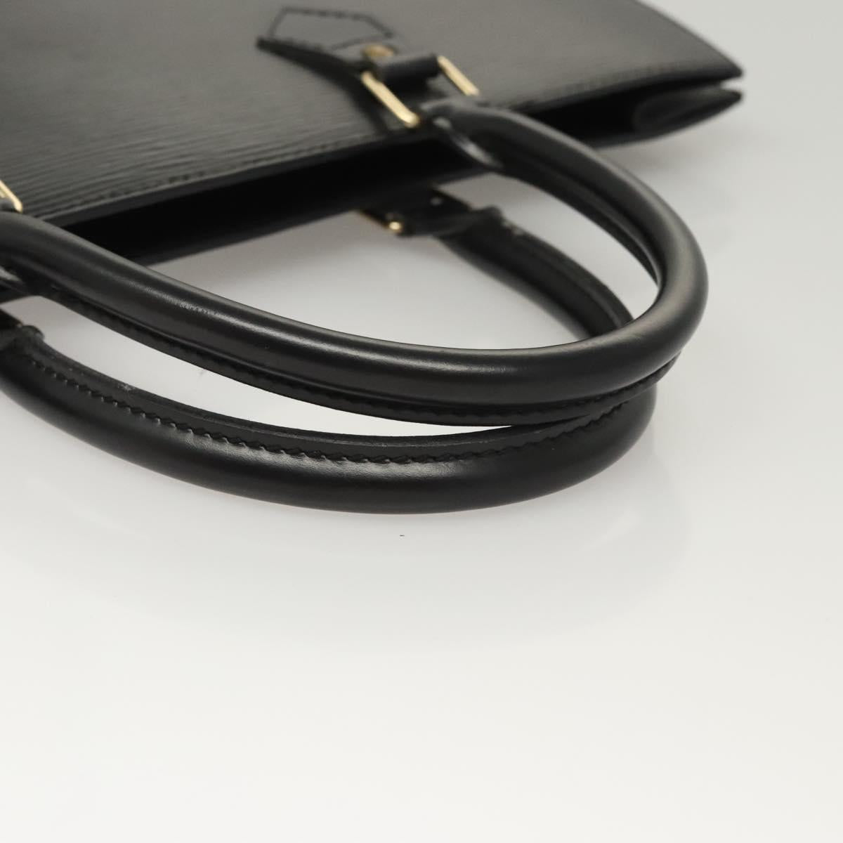 LOUIS VUITTON Epi Sac Plat Hand Bag Black M59082 LV Auth hk2560