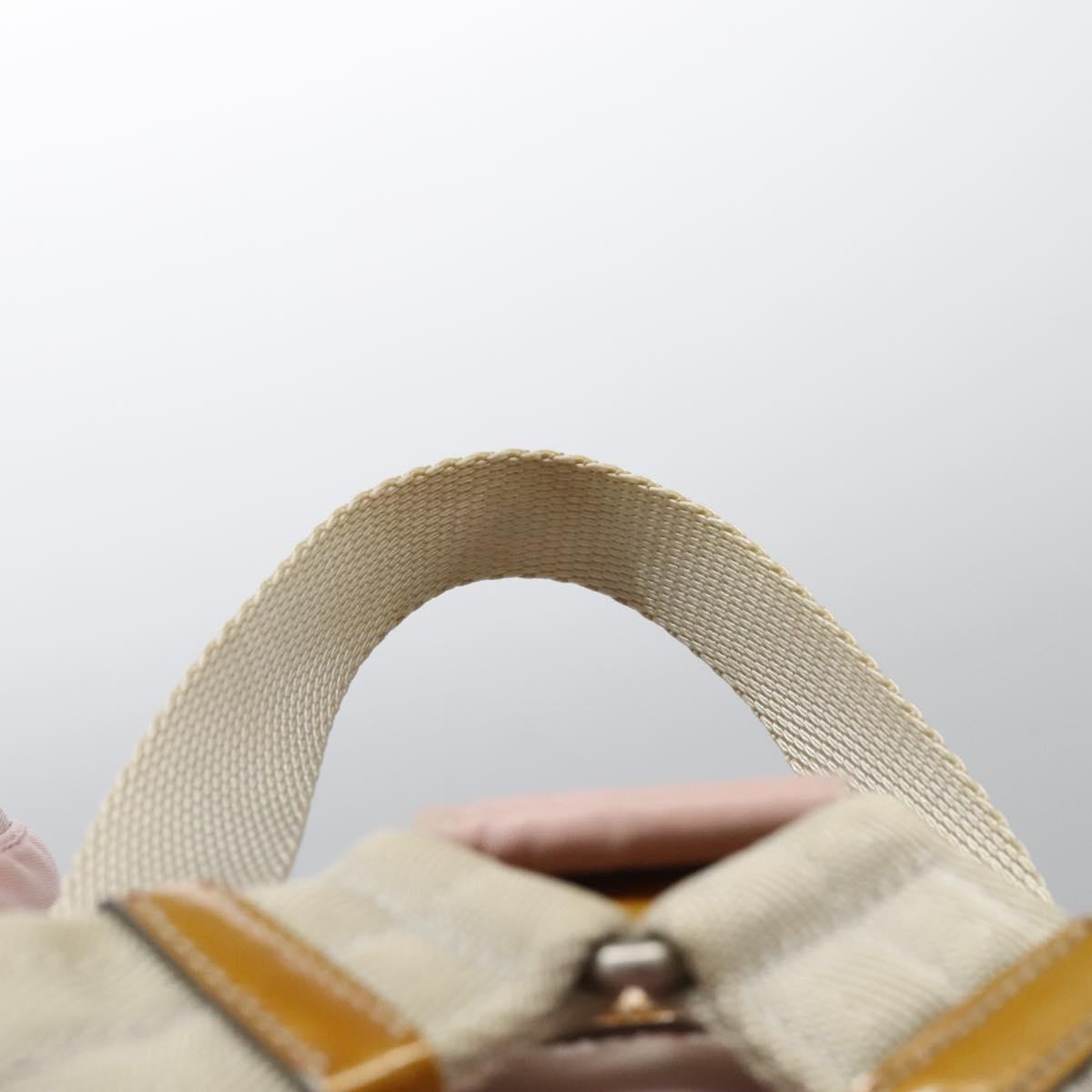 PRADA Backpack Nylon Pink Silver Auth hk2592