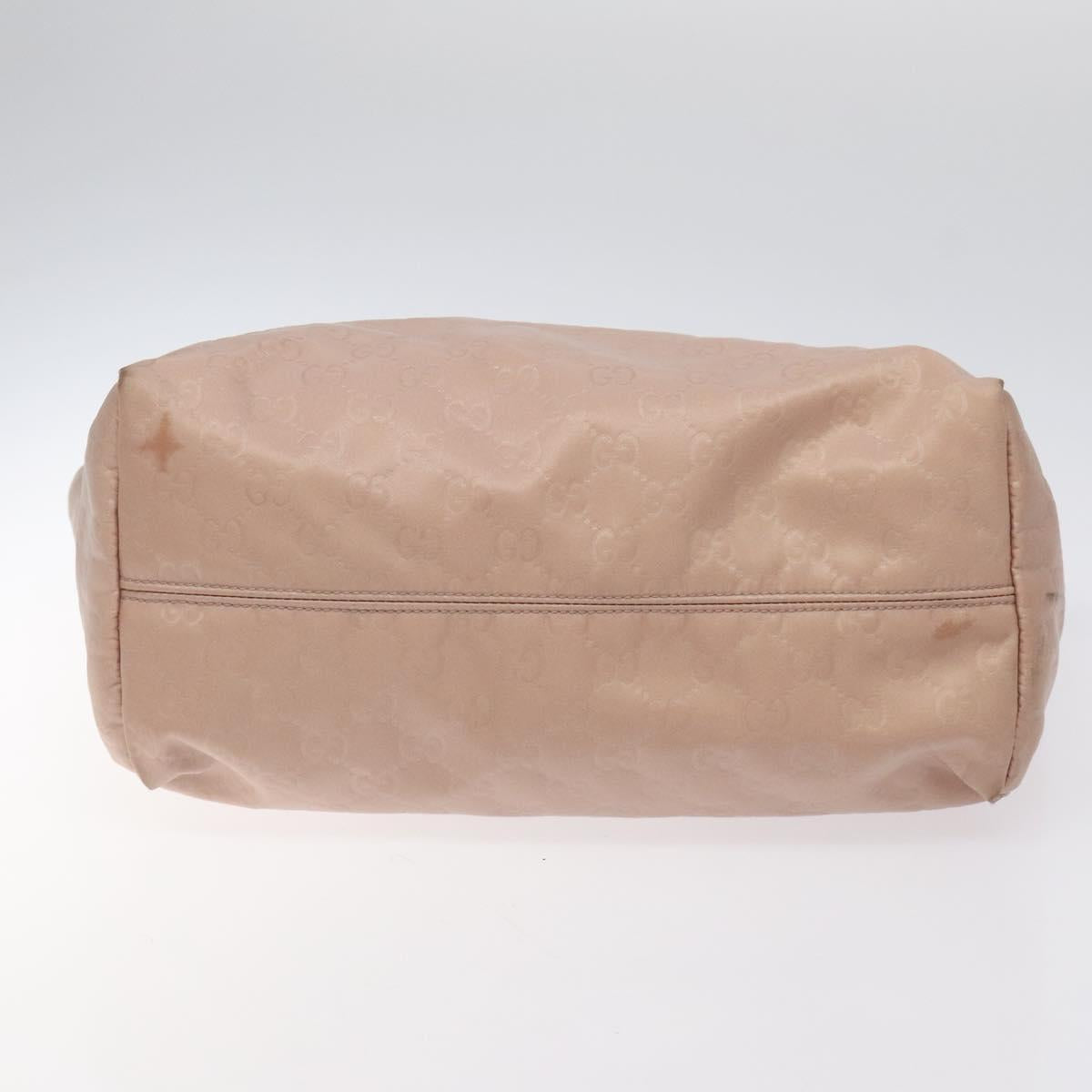 GUCCI GG Canvas Hand Bag Pink 282439 Auth hk2599