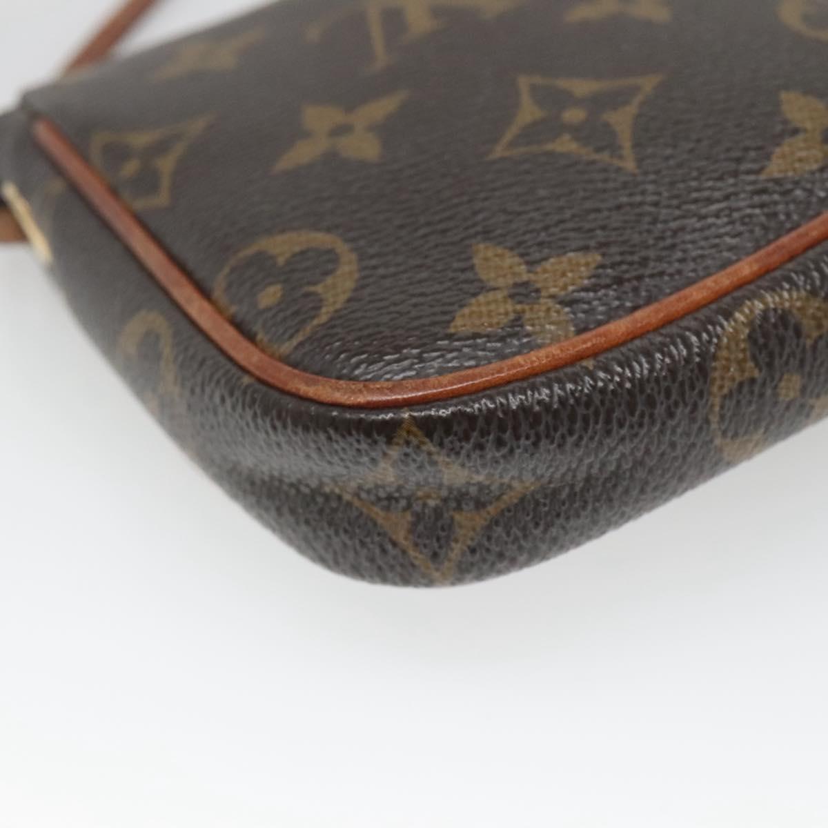 LOUIS VUITTON Monogram Pochette Cancun Shoulder Bag M60018 LV Auth hk2649