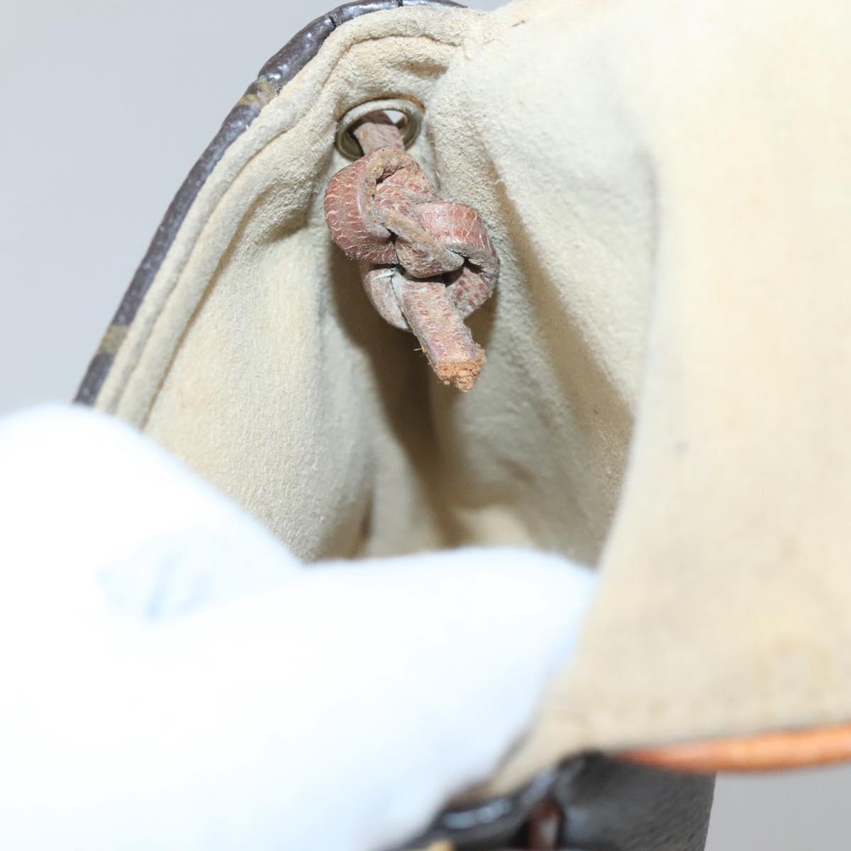 LOUIS VUITTON Monogram Pochette Cancun Shoulder Bag M60018 LV Auth hk2649