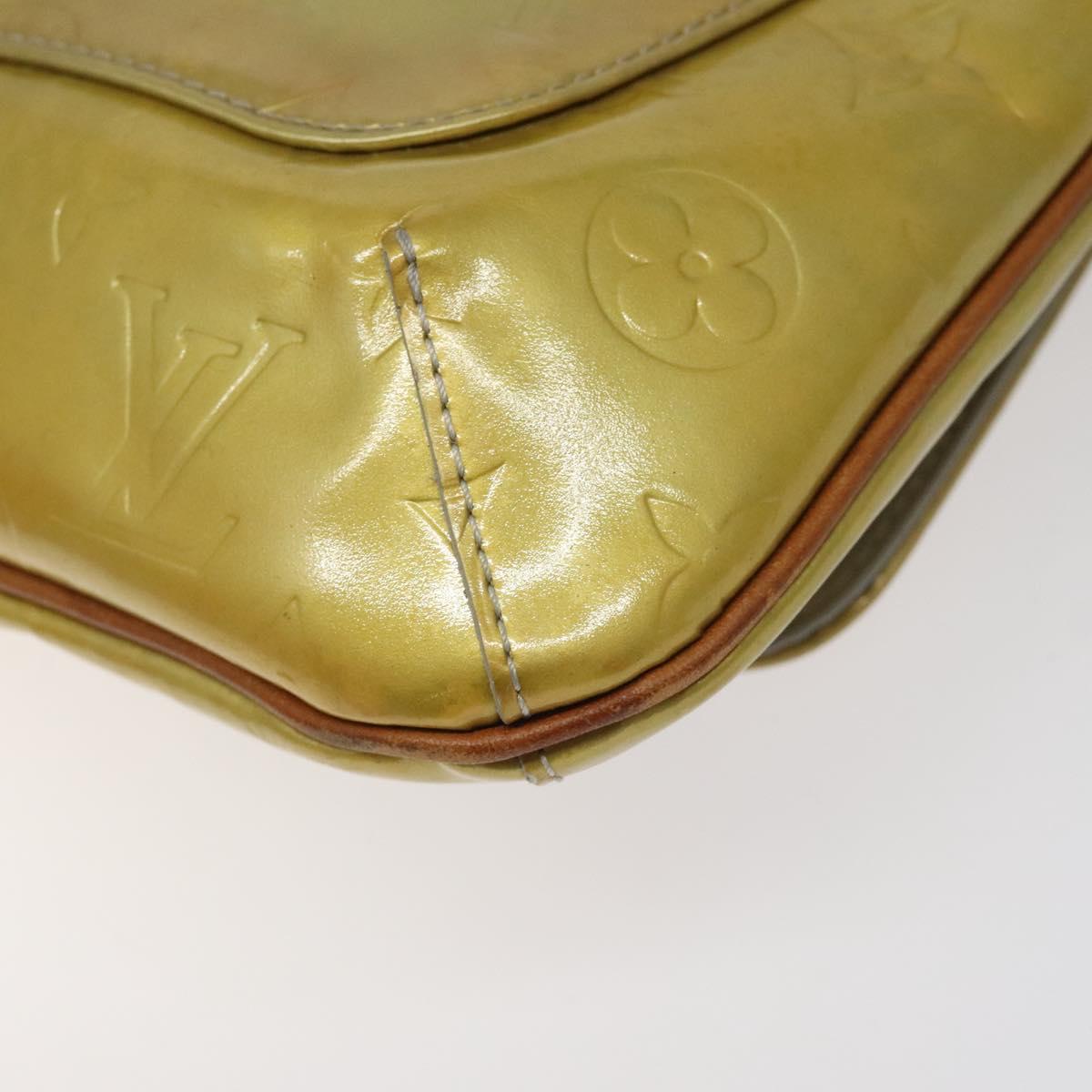 LOUIS VUITTON Monogram Vernis Thompson Street Bag Gris M91008 LV Auth hk2661