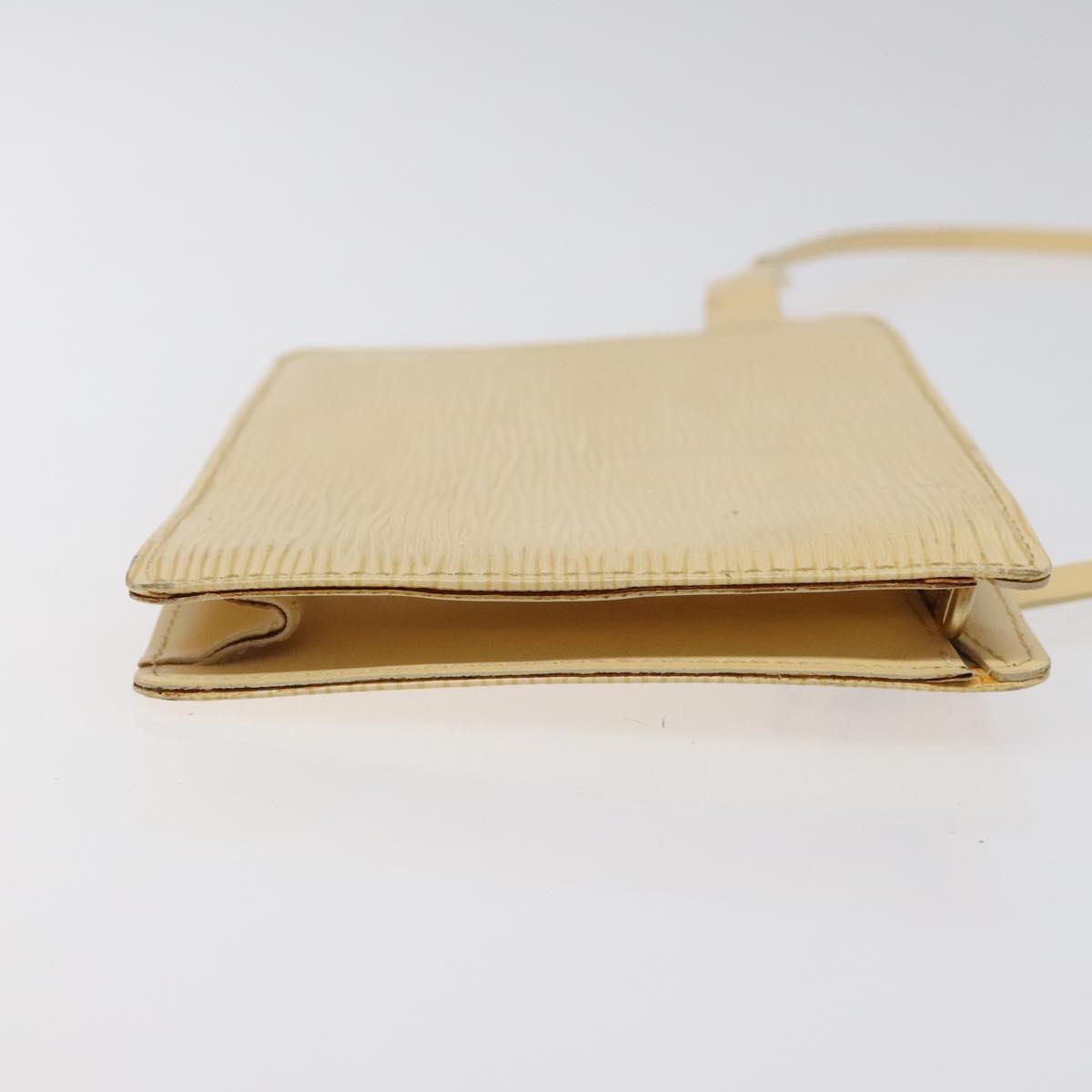 LOUIS VUITTON Epi Rochelle Waist bag Cream M5292A LV Auth hk2670