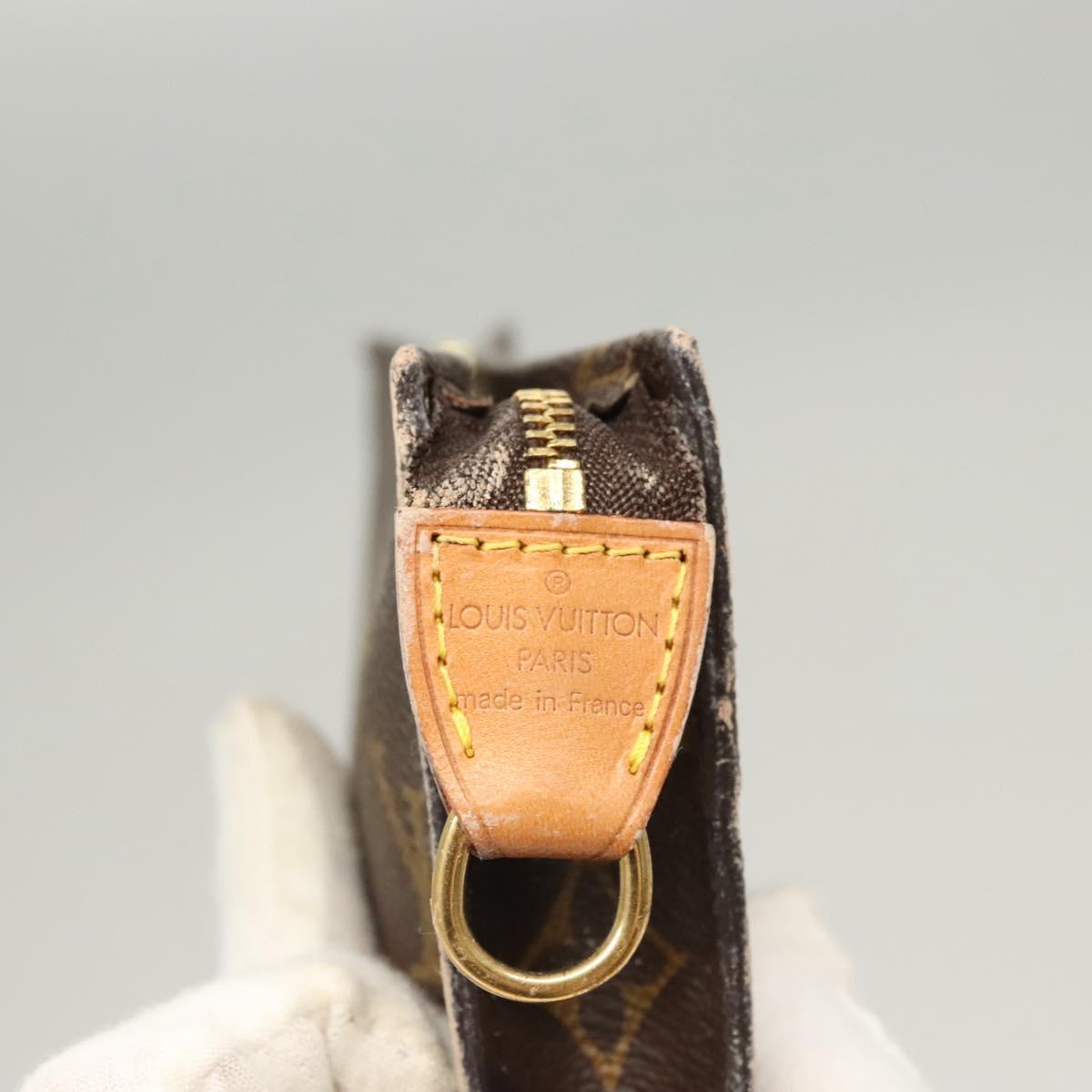 LOUIS VUITTON Monogram Bucket GM Pouch Accessory Pouch LV Auth hk2699