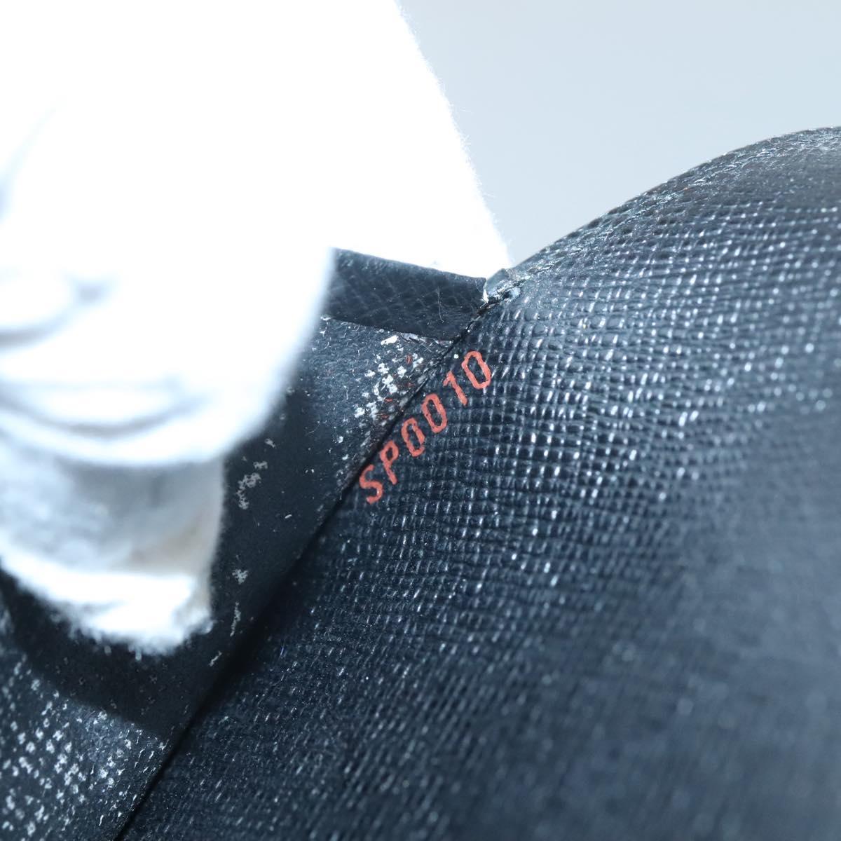 LOUIS VUITTON Epi Agenda MM Day Planner Cover Black R20042 LV Auth hk2714