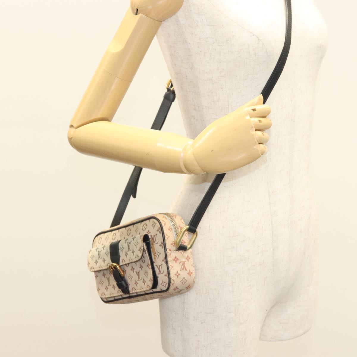 LOUIS VUITTON Monogram Mini Juliet MM Shoulder Bag Blue M92004 LV Auth hk2718