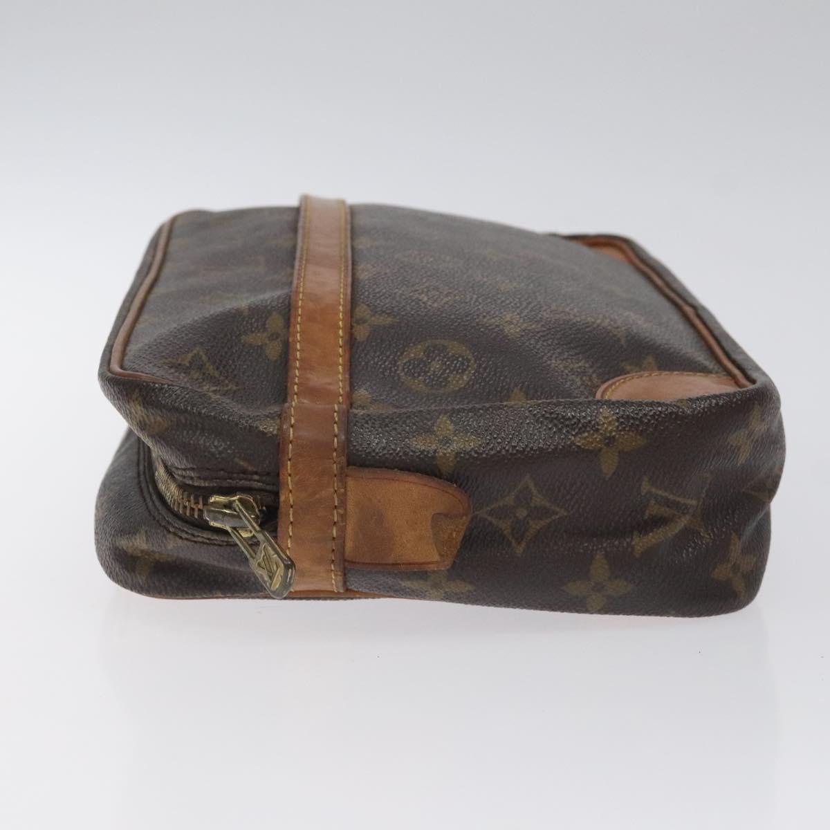 LOUIS VUITTON Monogram Compiegne 28 Clutch Bag M51845 LV Auth hk2734
