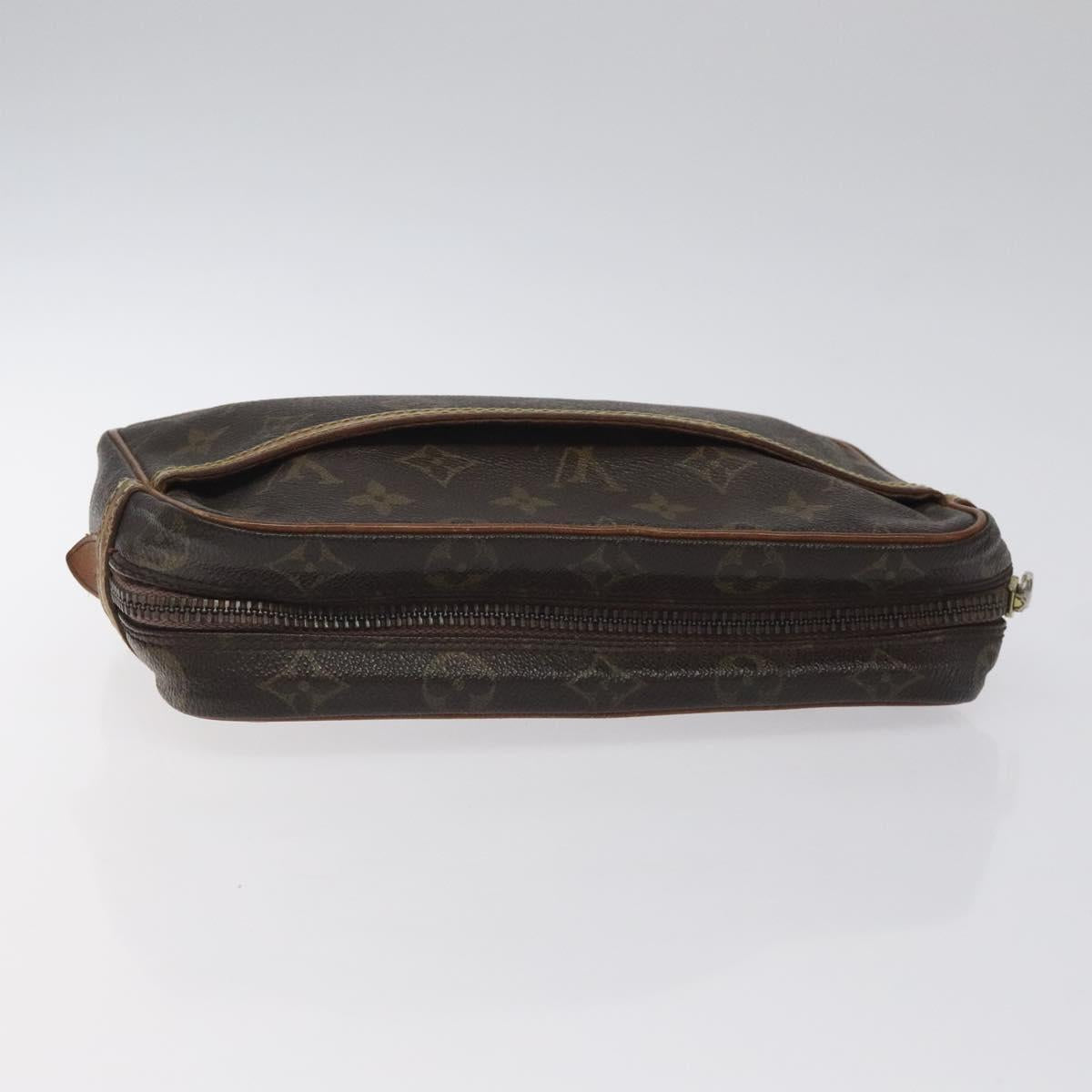 LOUIS VUITTON Monogram Compiegne 23 Clutch Bag M51847 LV Auth hk2735