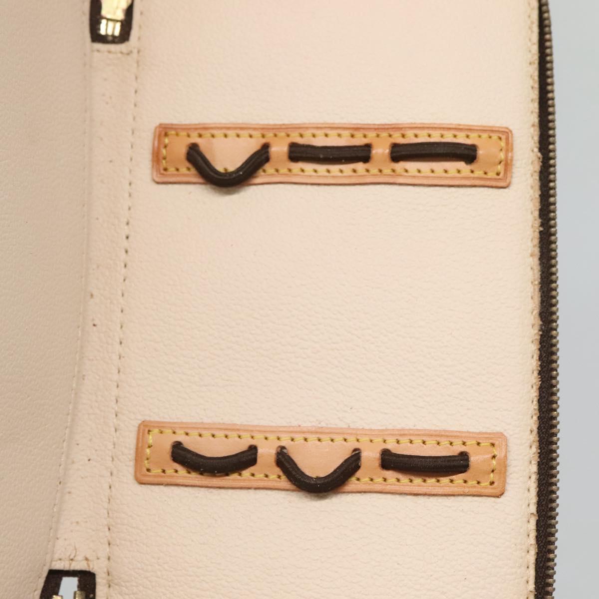 LOUIS VUITTON Monogram Trousse Brush GM Cosmetic Pouch M47505 LV Auth hk2748