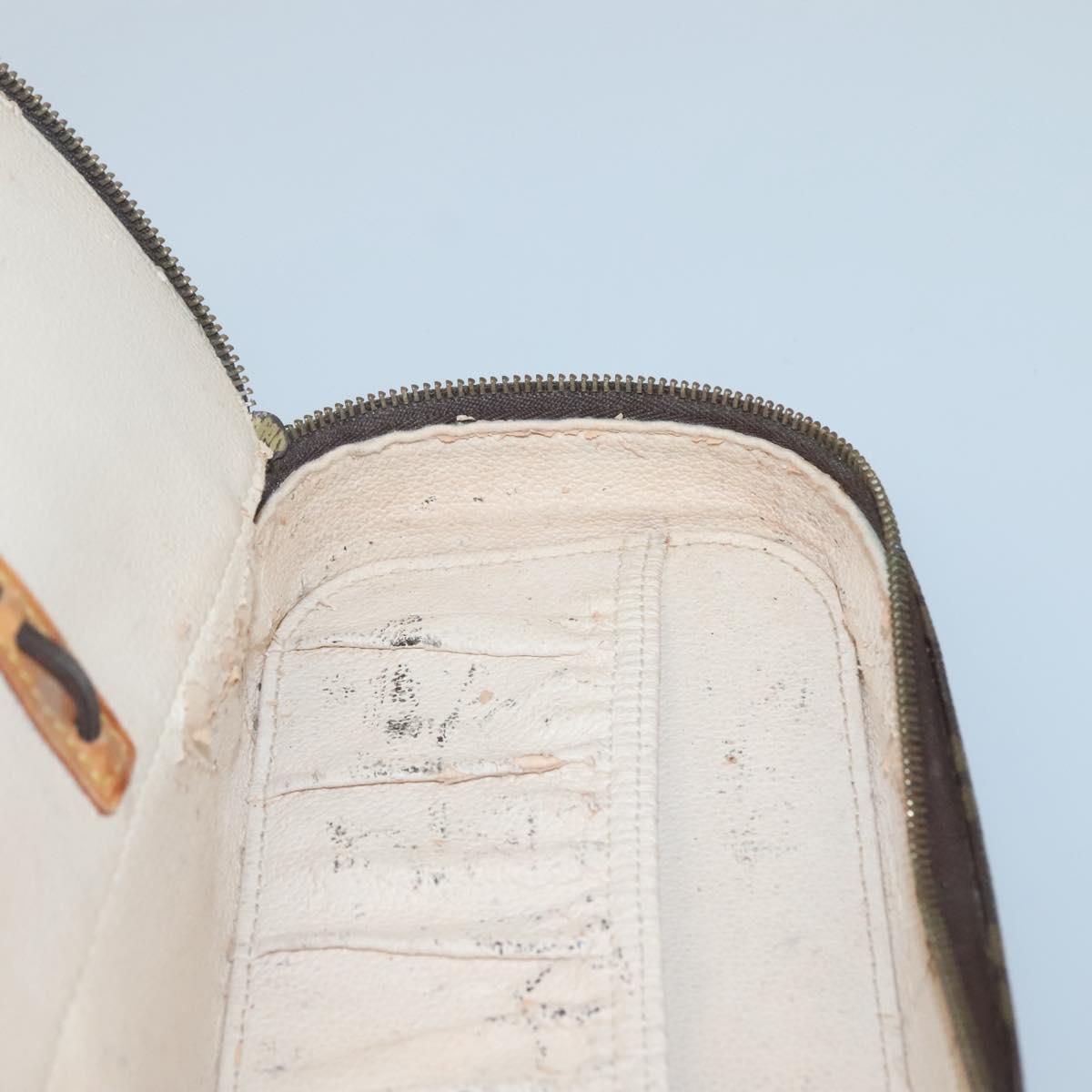 LOUIS VUITTON Monogram Trousse Brush GM Cosmetic Pouch M47505 LV Auth hk2748