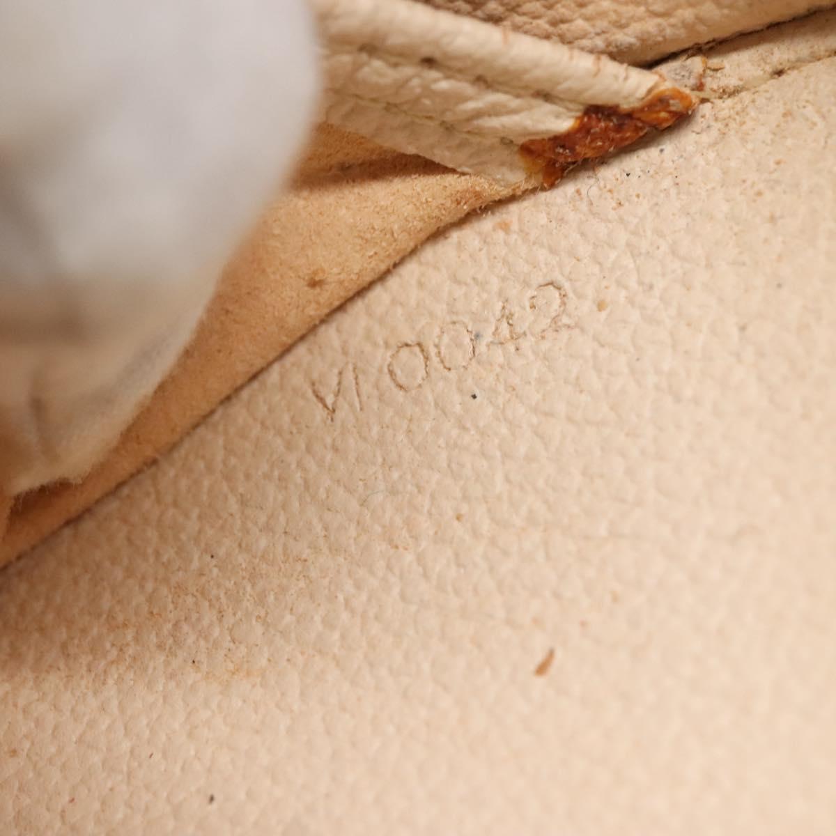 LOUIS VUITTON Monogram Trousse Brush GM Cosmetic Pouch M47505 LV Auth hk2748