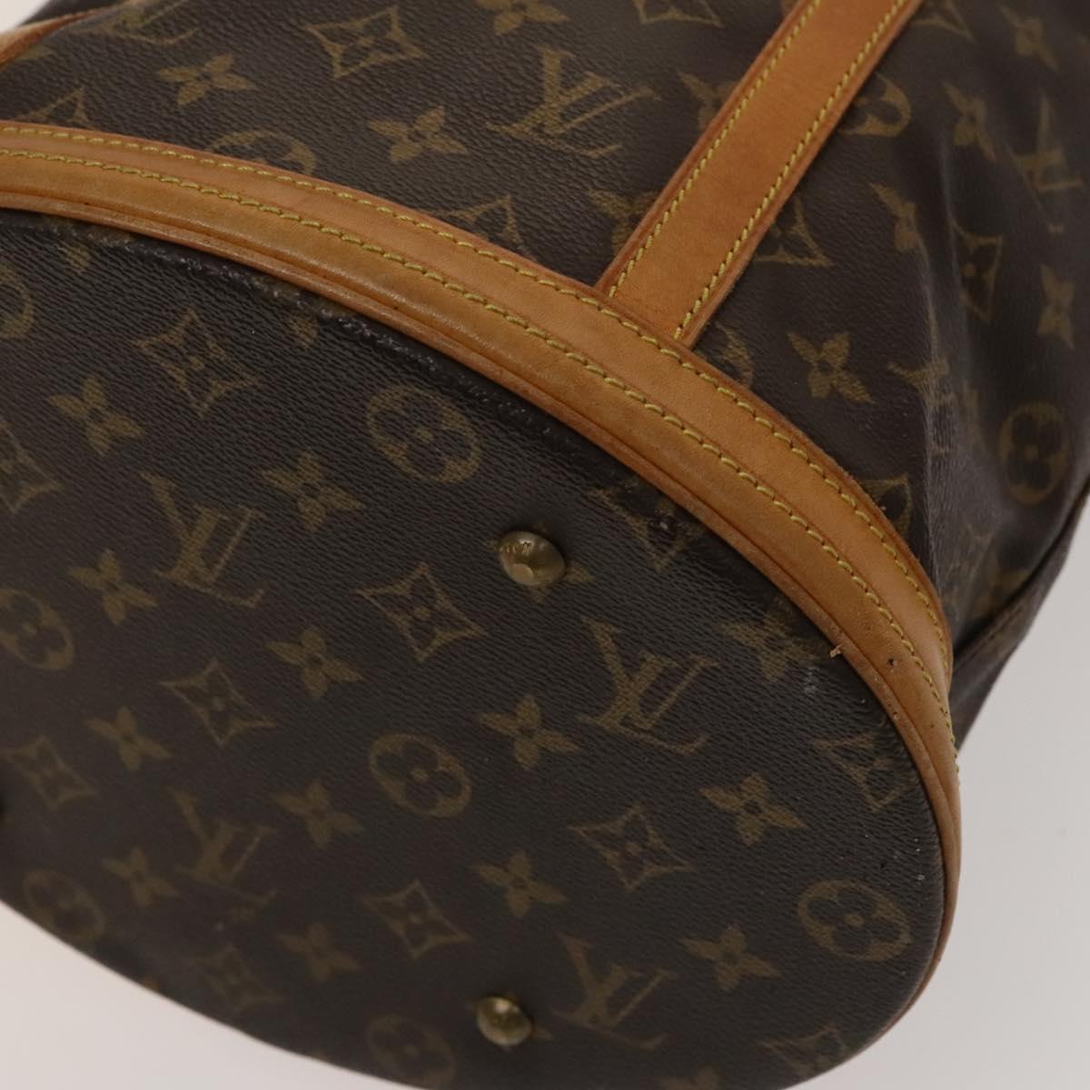 LOUIS VUITTON Monogram Bucket GM Shoulder Bag M42236 LV Auth hk2761