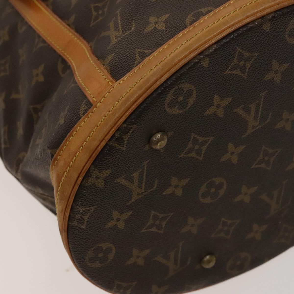 LOUIS VUITTON Monogram Bucket GM Shoulder Bag M42236 LV Auth hk2761