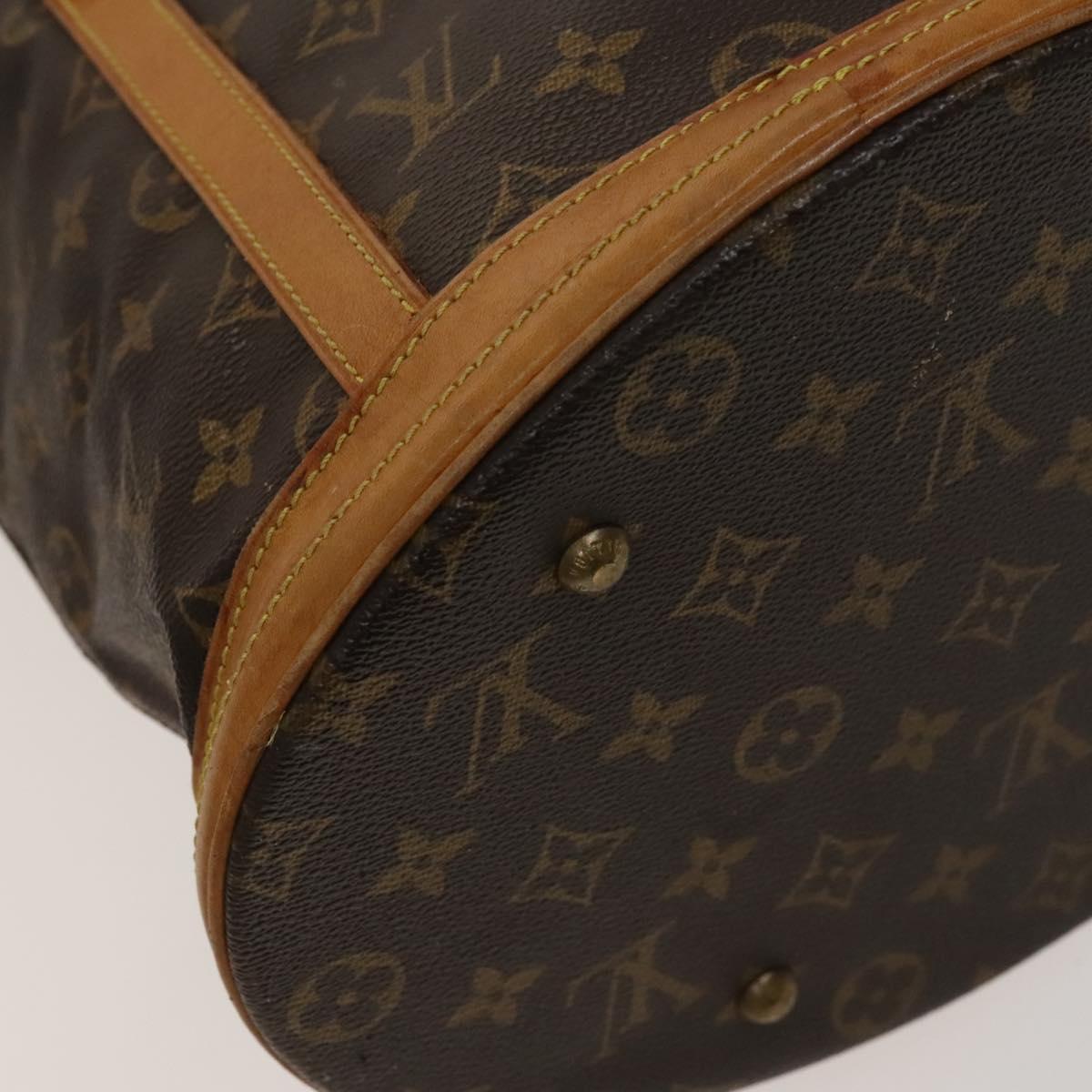 LOUIS VUITTON Monogram Bucket GM Shoulder Bag M42236 LV Auth hk2761