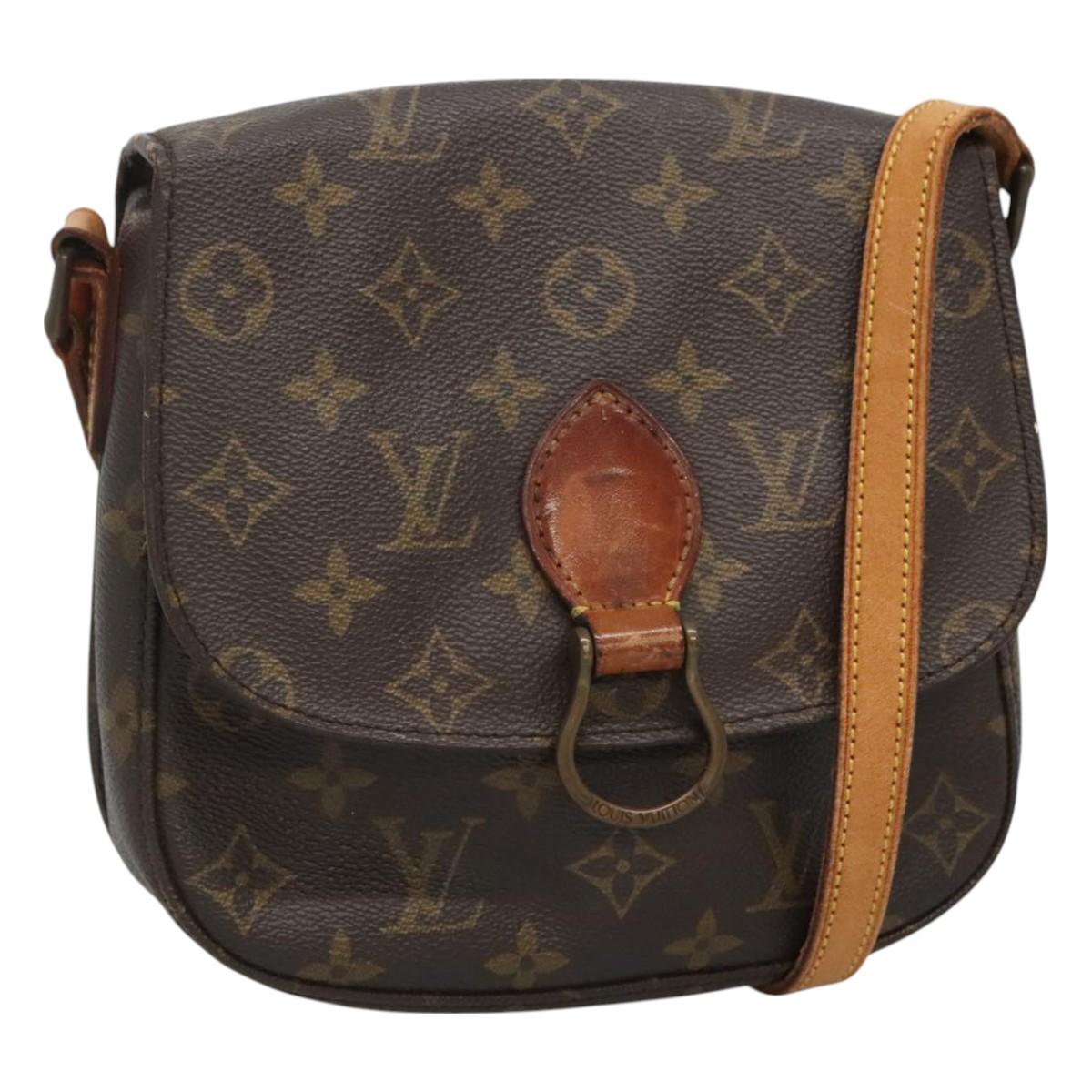 LOUIS VUITTON Monogram Saint Cloud MM Shoulder Bag M51243 LV Auth hk2767