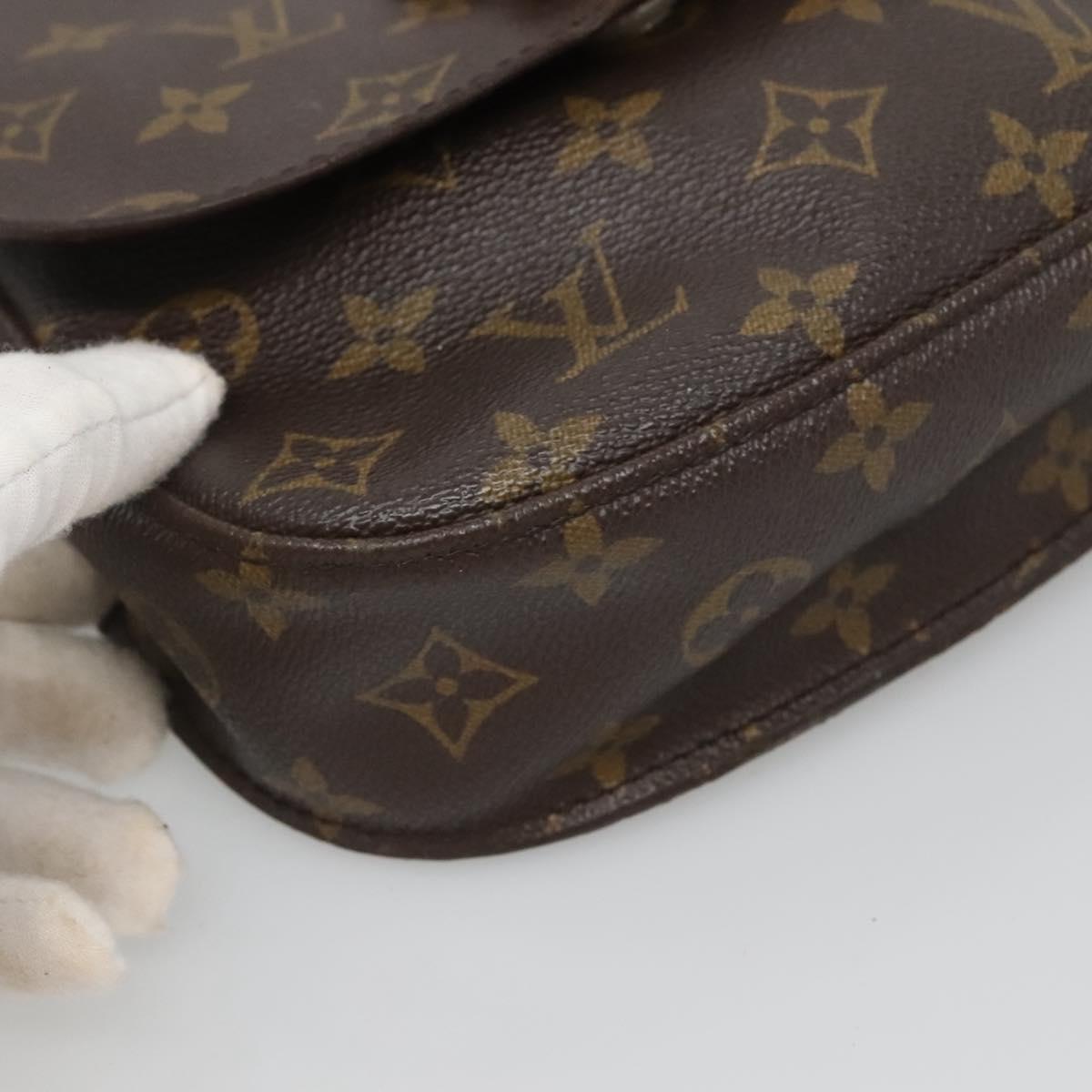 LOUIS VUITTON Monogram Saint Cloud MM Shoulder Bag M51243 LV Auth hk2767