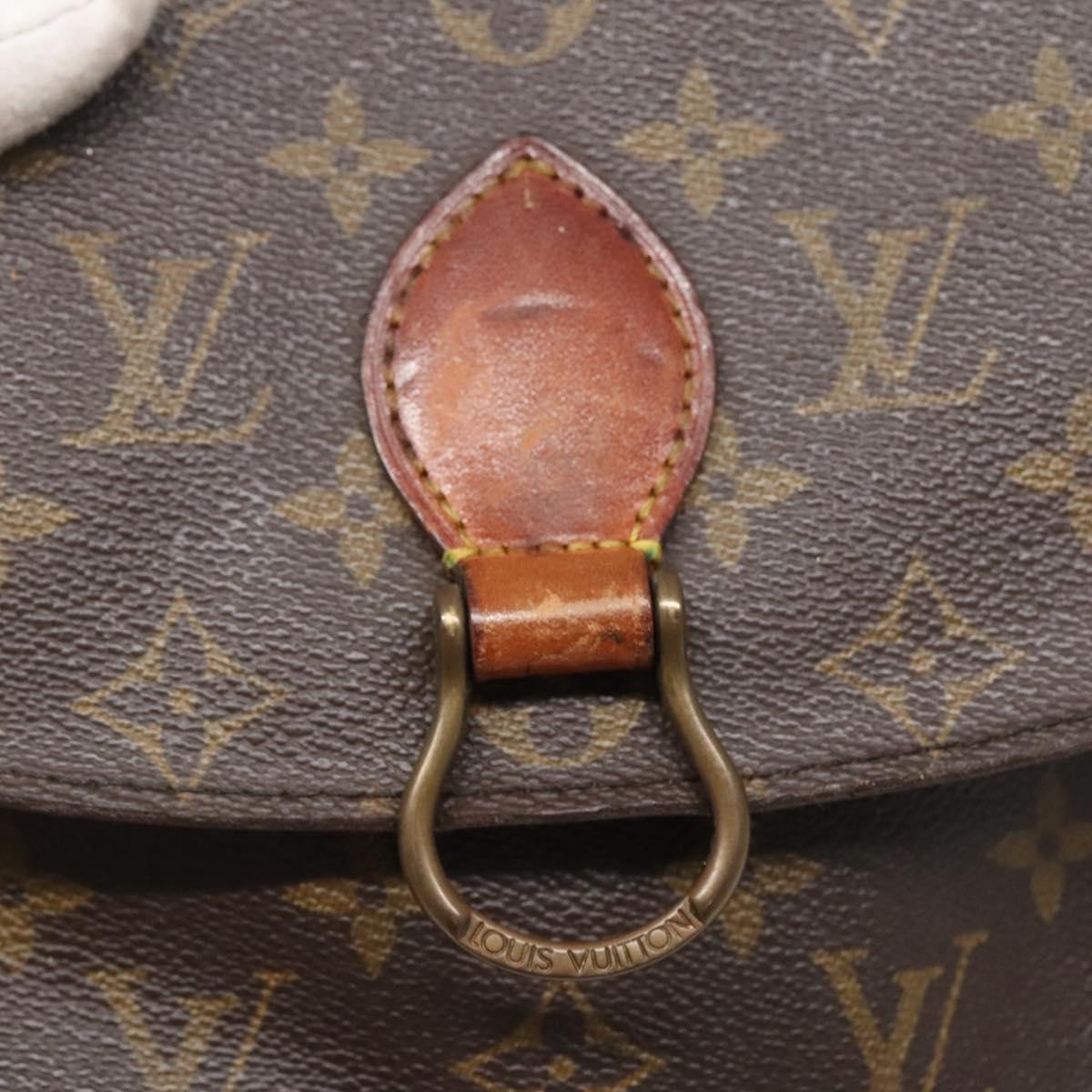 LOUIS VUITTON Monogram Saint Cloud MM Shoulder Bag M51243 LV Auth hk2767