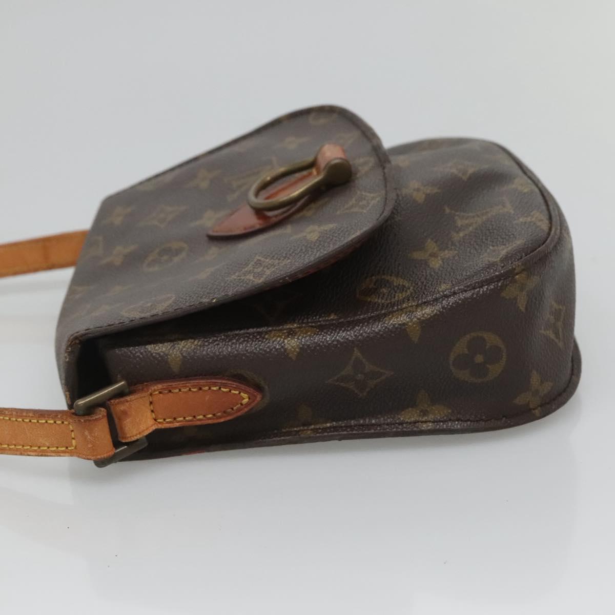 LOUIS VUITTON Monogram Saint Cloud MM Shoulder Bag M51243 LV Auth hk2767
