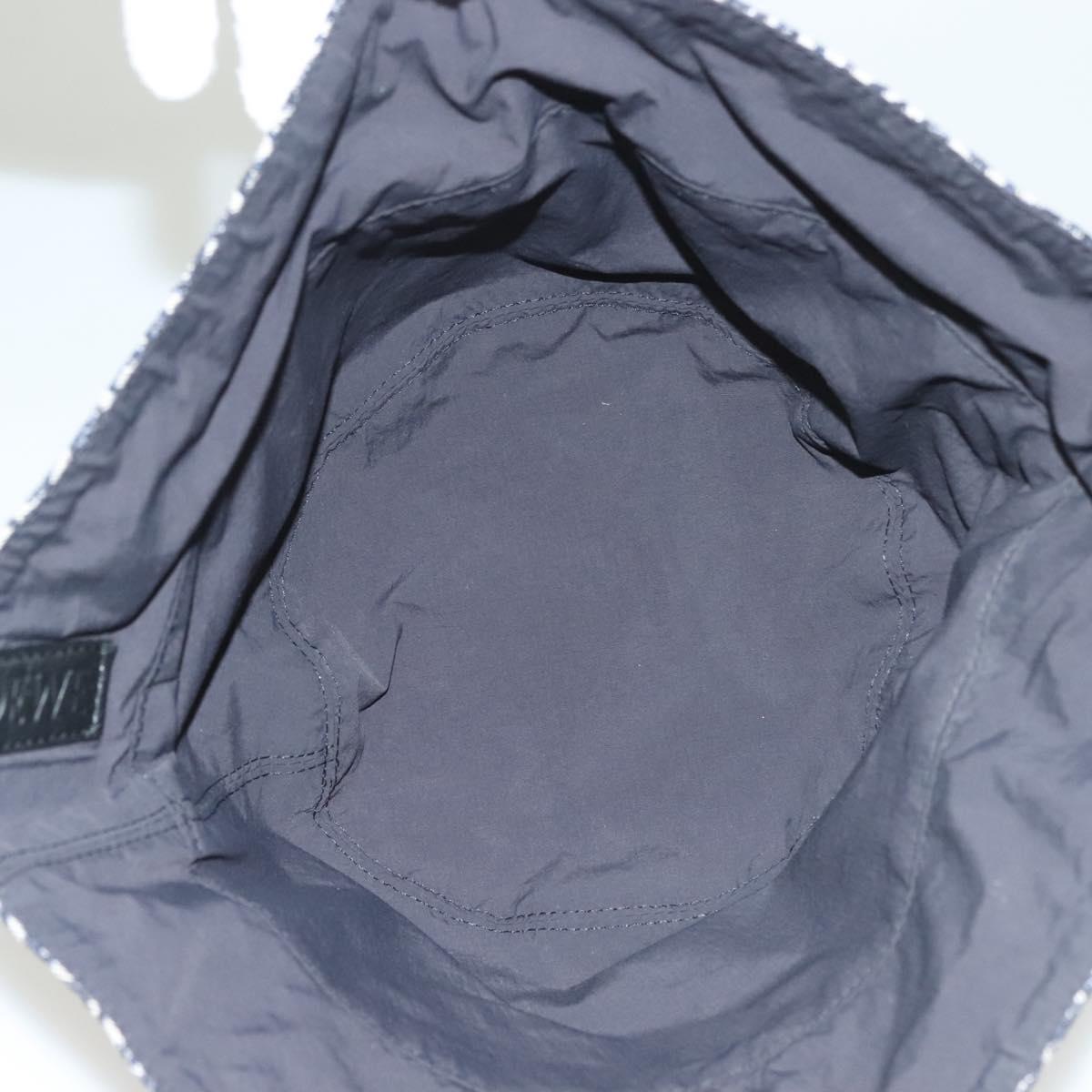 LOEWE Anagram Reversible Bucket Hat Canvas Navy Auth hk2801