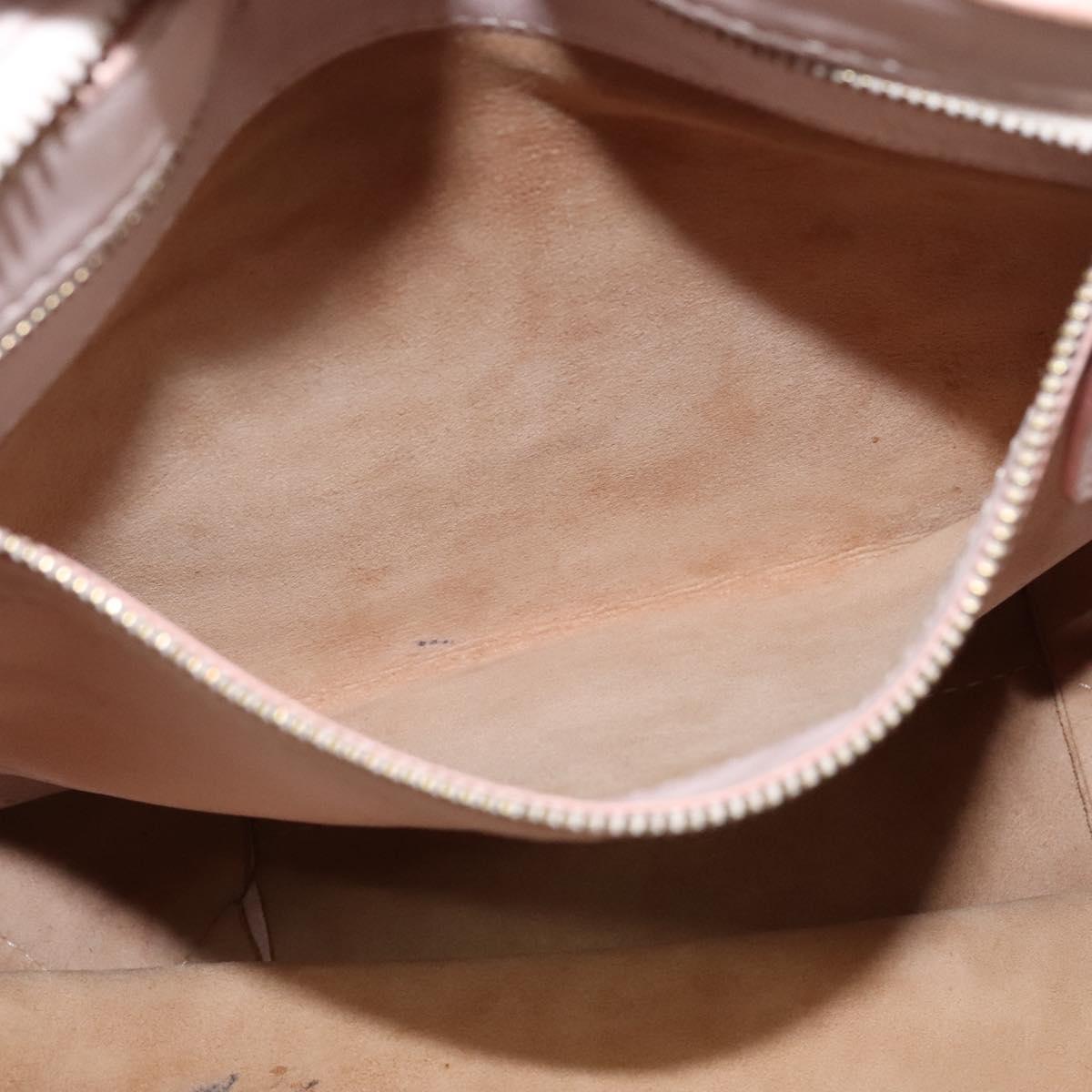 CELINE Horizontalkava Tote Bag Leather Pink Gold Auth hk2816