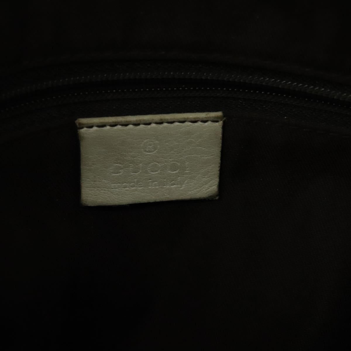 GUCCI GG Canvas Abbey Shoulder Bag Beige Gold 203257 Auth hk2845