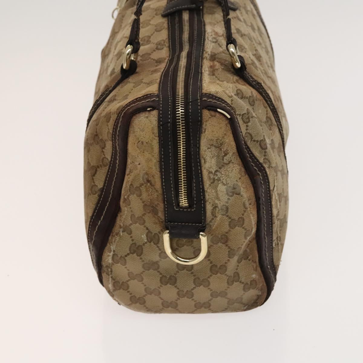 GUCCI GG Canvas Crystal Shoulder Bag 2 Set Beige Brown Auth hk2866
