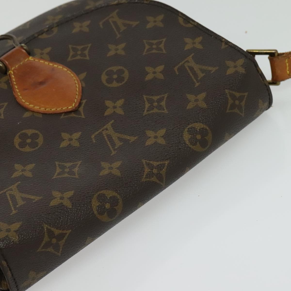 LOUIS VUITTON Monogram Saint Cloud GM Shoulder Bag M51242 LV Auth hk2869