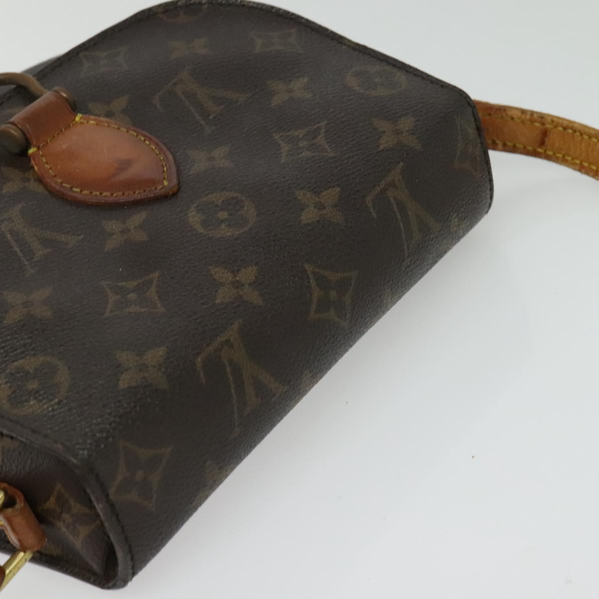 LOUIS VUITTON Monogram Saint Cloud MM Shoulder Bag M51243 LV Auth hk2870