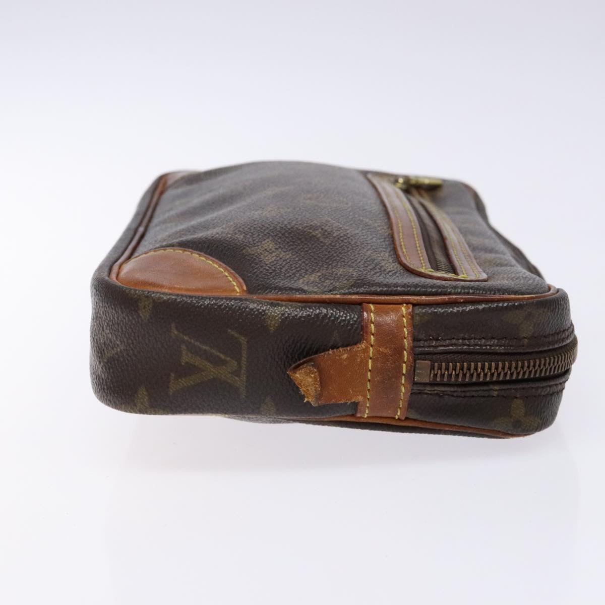 LOUIS VUITTON Monogram Marly Dragonne GM Clutch Bag M51825 LV Auth hk2872