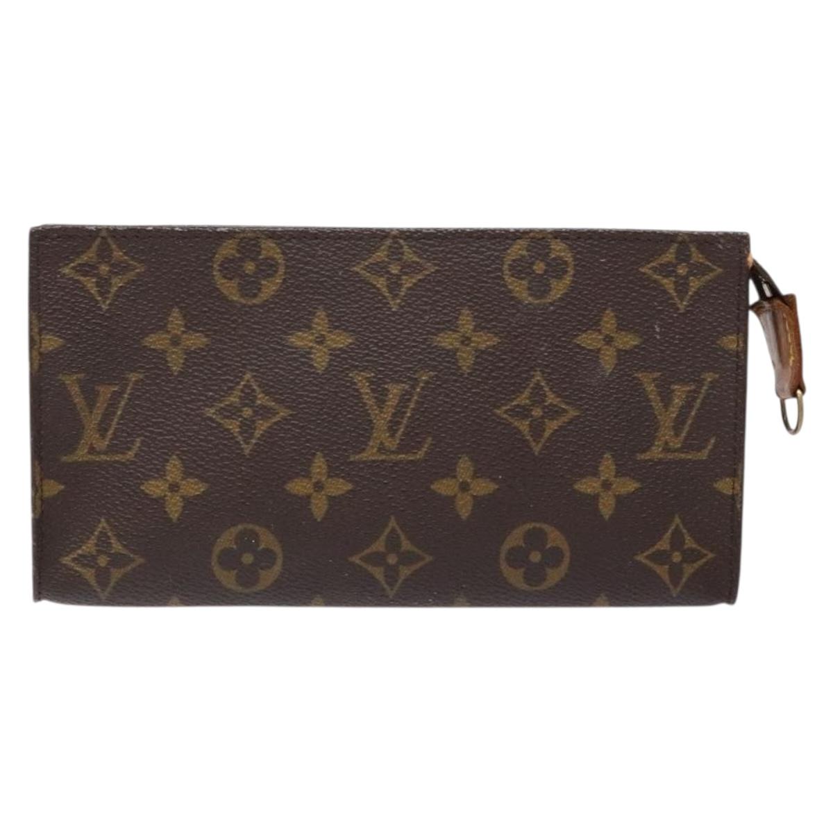 LOUIS VUITTON Monogram Bucket GM Accessory Pouch LV Auth hk2877