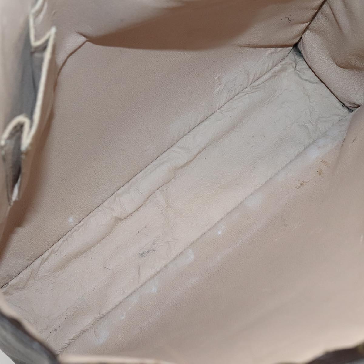 LOUIS VUITTON Monogram Sac Plat Hand Bag M51140 LV Auth hk2882