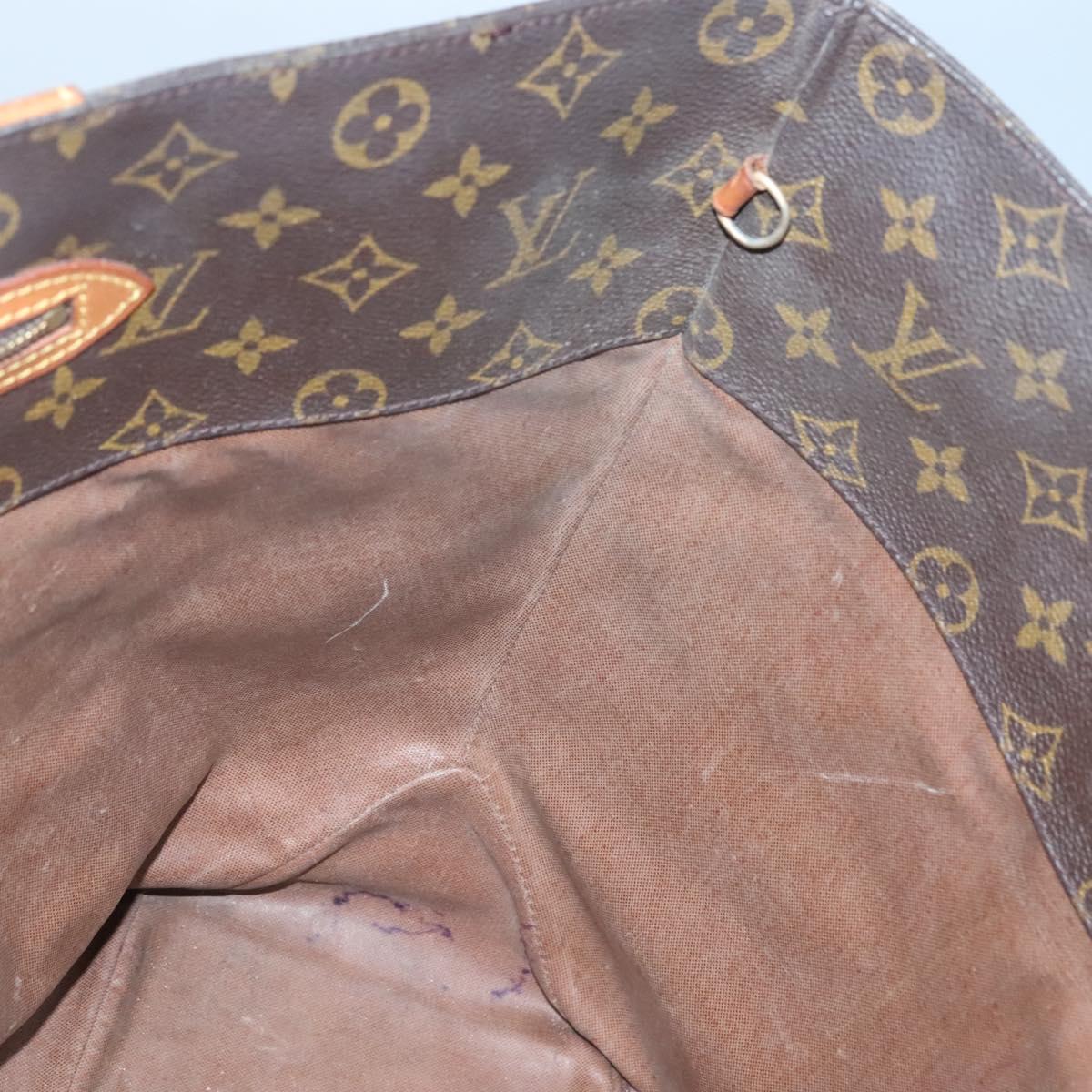 LOUIS VUITTON Monogram Sac Shopping Tote Bag M51108 LV Auth hk2885