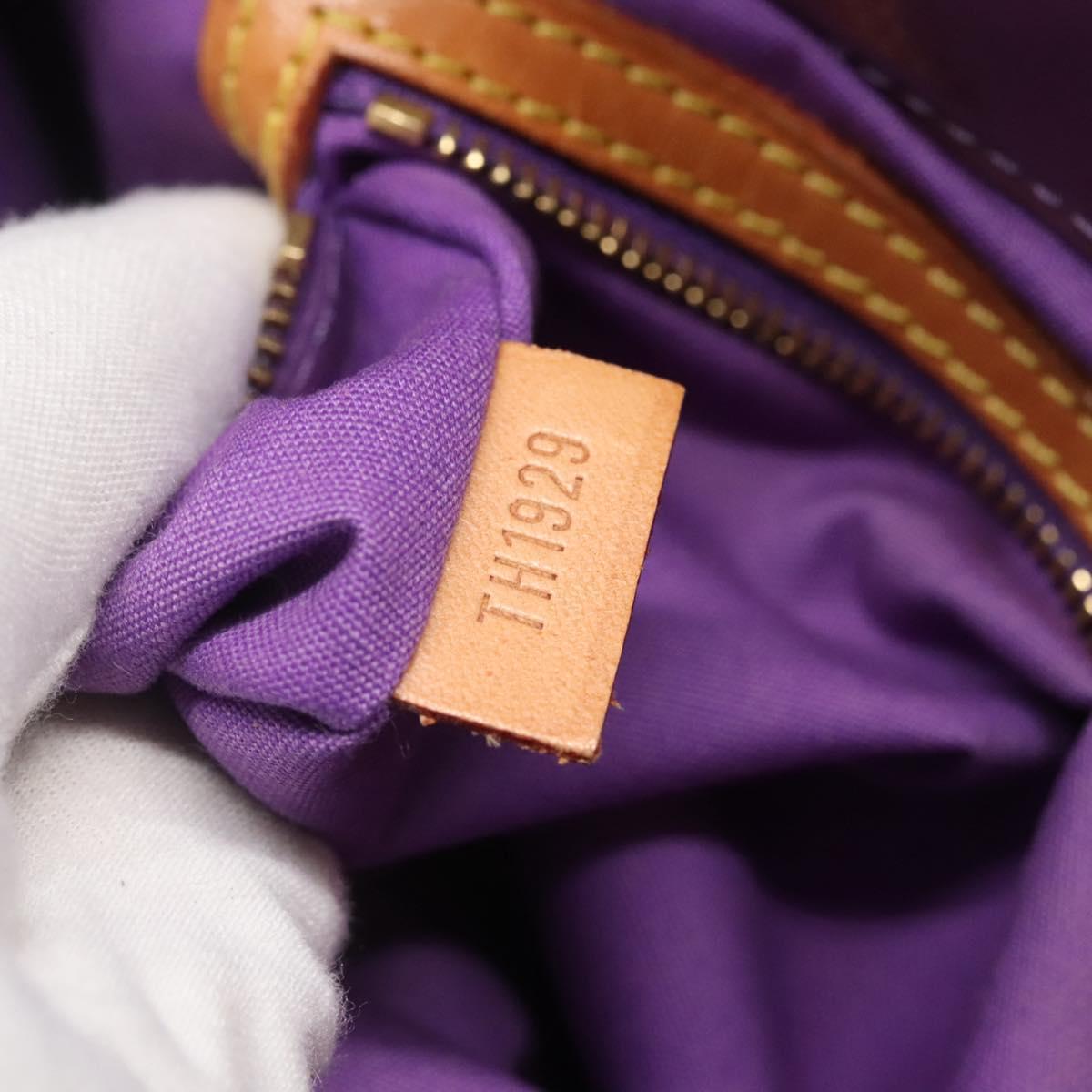 LOUIS VUITTON Monogram Vernis Reade MM Hand Bag Viole M91087 LV Auth hk2889
