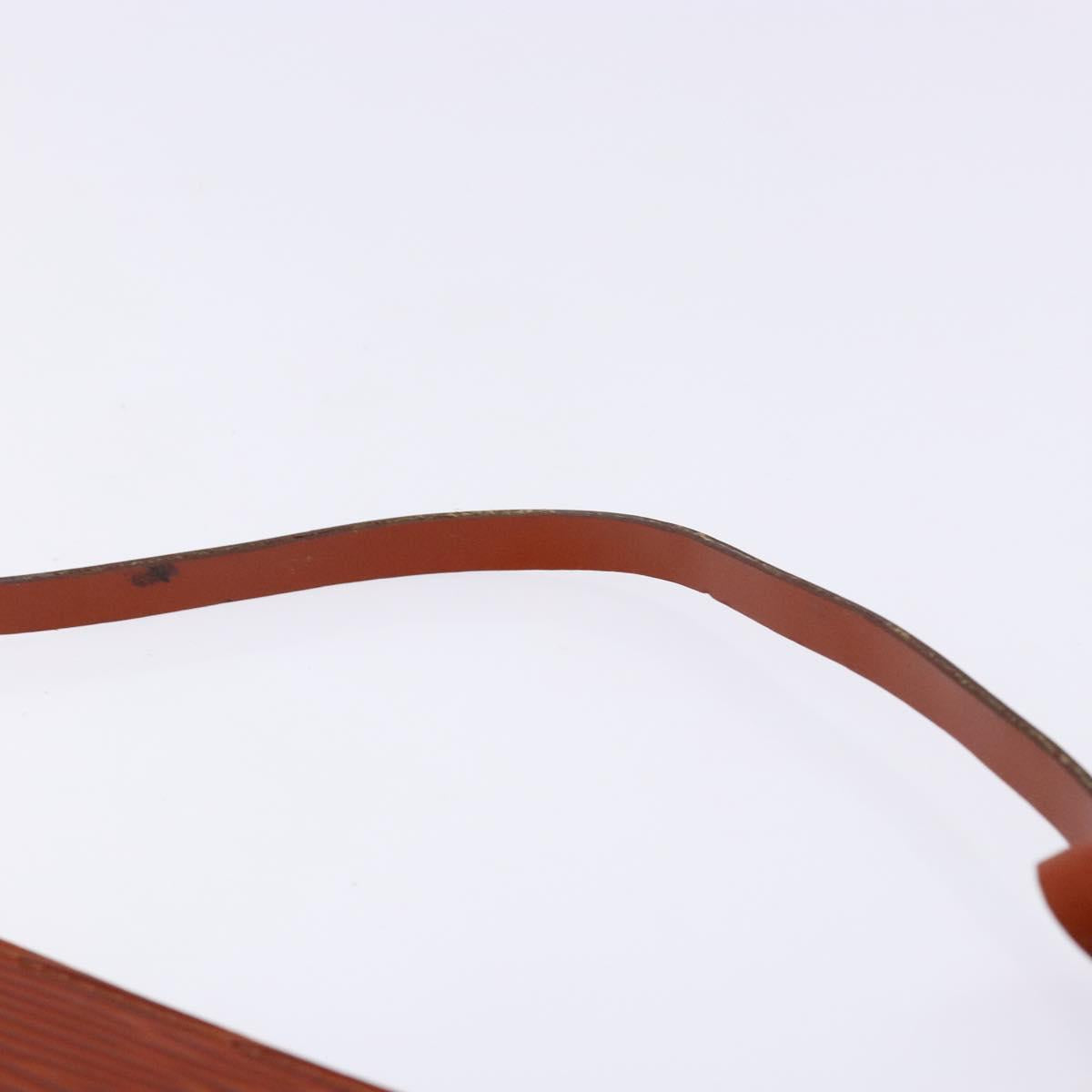 LOUIS VUITTON Epi Pochette Accessoires Accessory Pouch Brown M52953 Auth hk2893