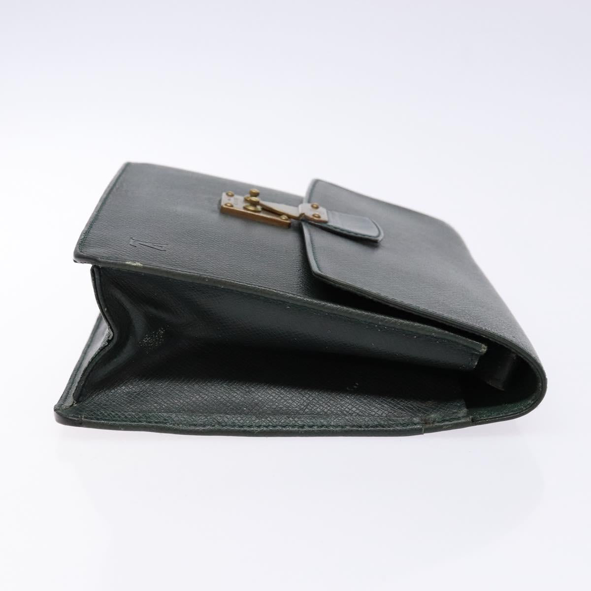 LOUIS VUITTON Taiga Pochette Kourad Clutch Bag Epicea M30194 LV Auth hk2896