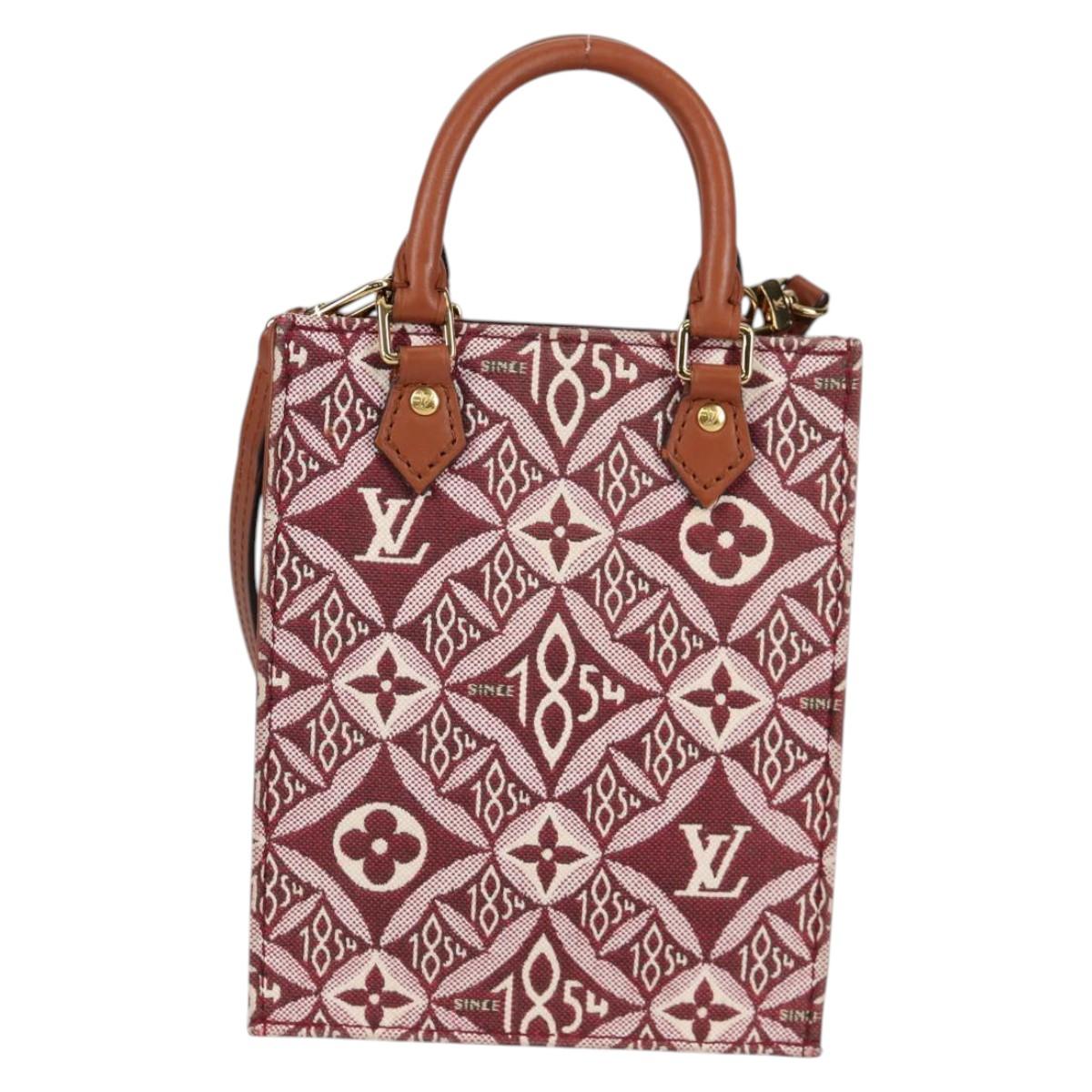 LOUIS VUITTON Monogram Jaguar Petit Sac Plat Bag 2way M69846 LV Auth hk2898SAM