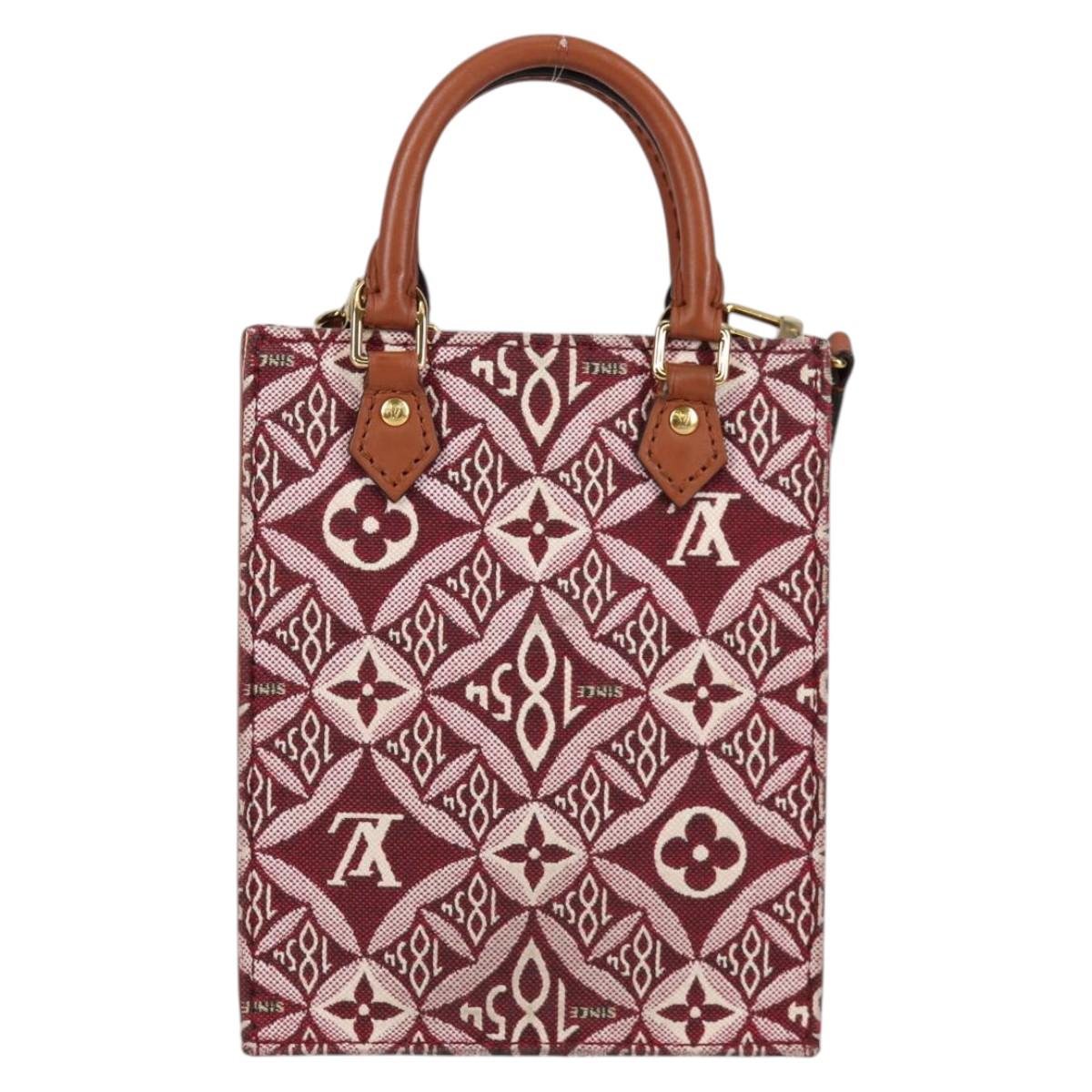 LOUIS VUITTON Monogram Jaguar Petit Sac Plat Bag 2way M69846 LV Auth hk2898SAM