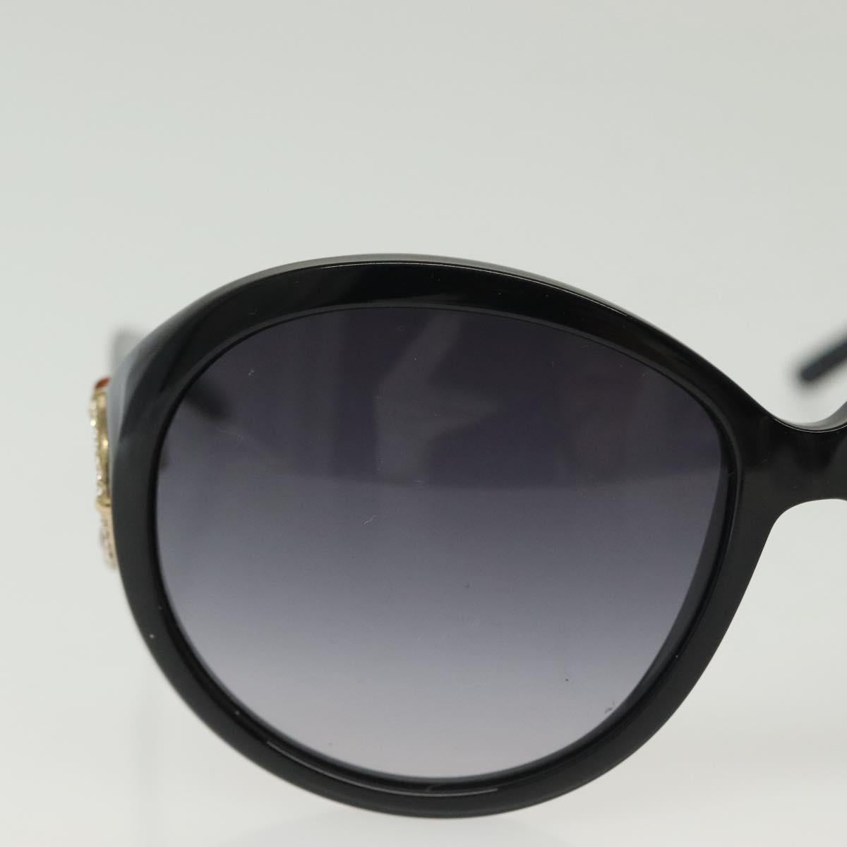 GUCCI Sunglasses Plastic Black Auth hk2964