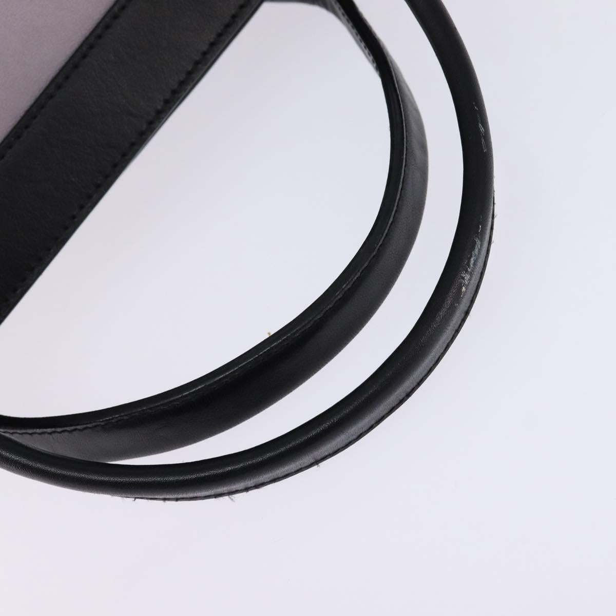 Chloe Alice Hand Bag Leather Purple Gold Auth hk3001