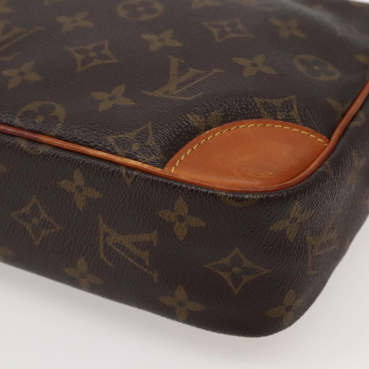 LOUIS VUITTON Monogram Compiegne 28 Clutch Bag M51845 LV Auth hk3024