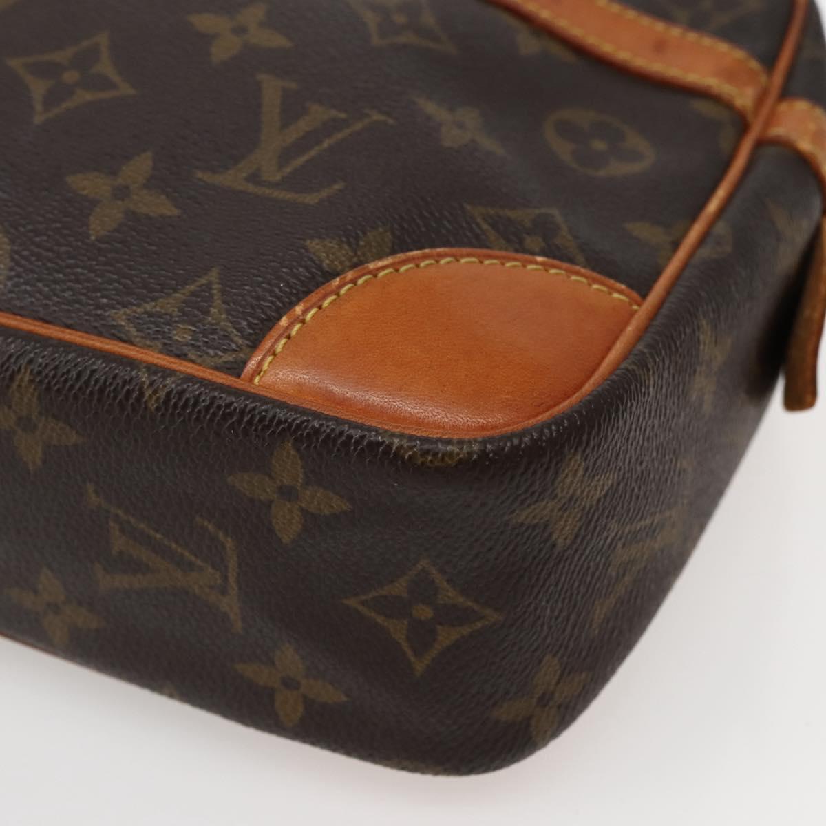 LOUIS VUITTON Monogram Compiegne 28 Clutch Bag M51845 LV Auth hk3024