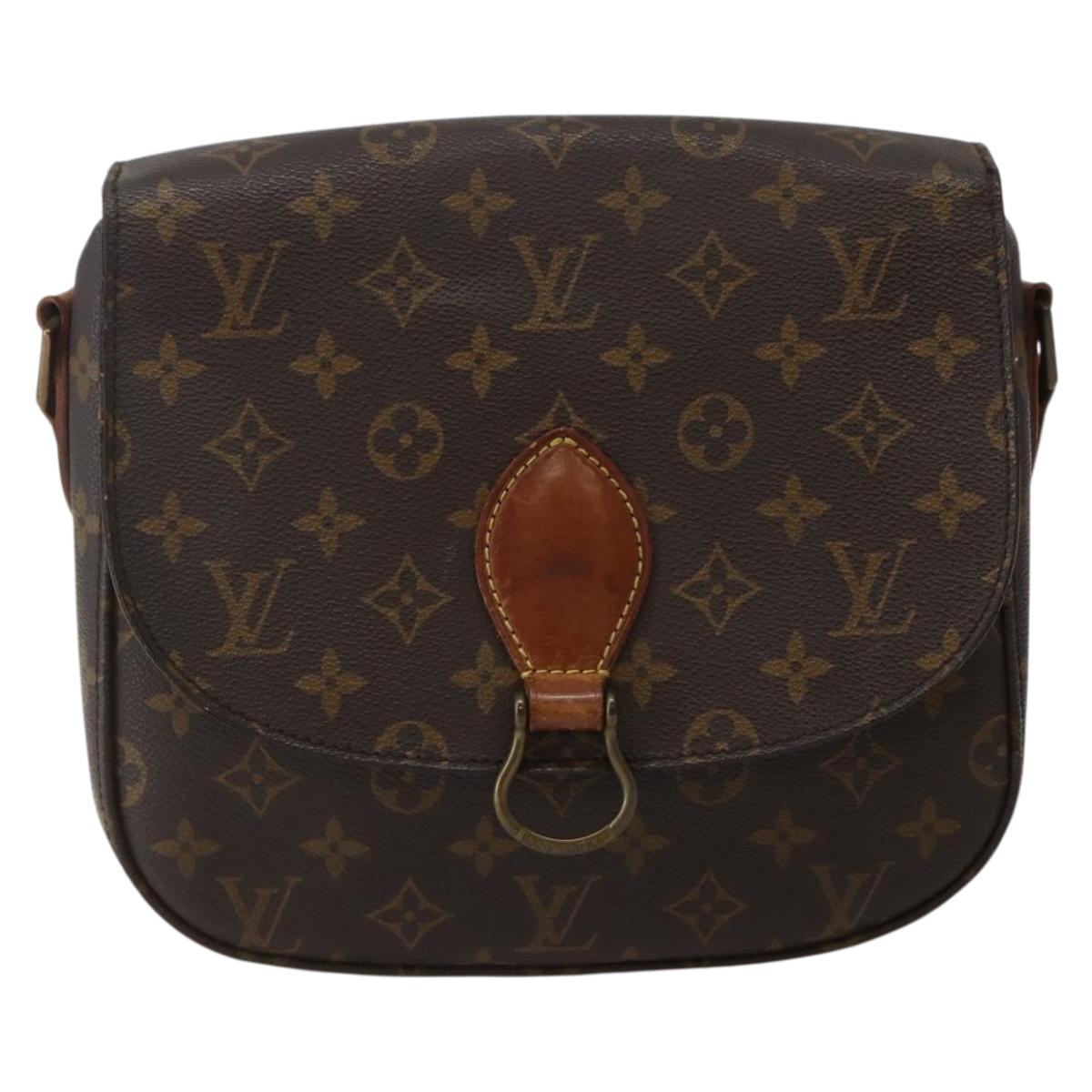 LOUIS VUITTON Monogram Saint Cloud GM Shoulder Bag M51242 LV Auth hk3026