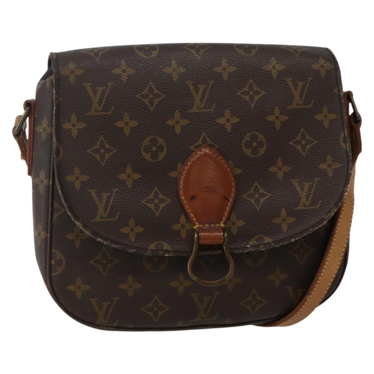 LOUIS VUITTON Monogram Saint Cloud GM Shoulder Bag M51242 LV Auth hk3028
