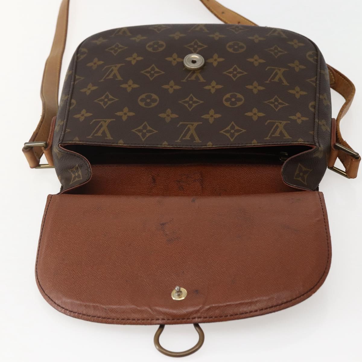 LOUIS VUITTON Monogram Saint Cloud GM Shoulder Bag M51242 LV Auth hk3028