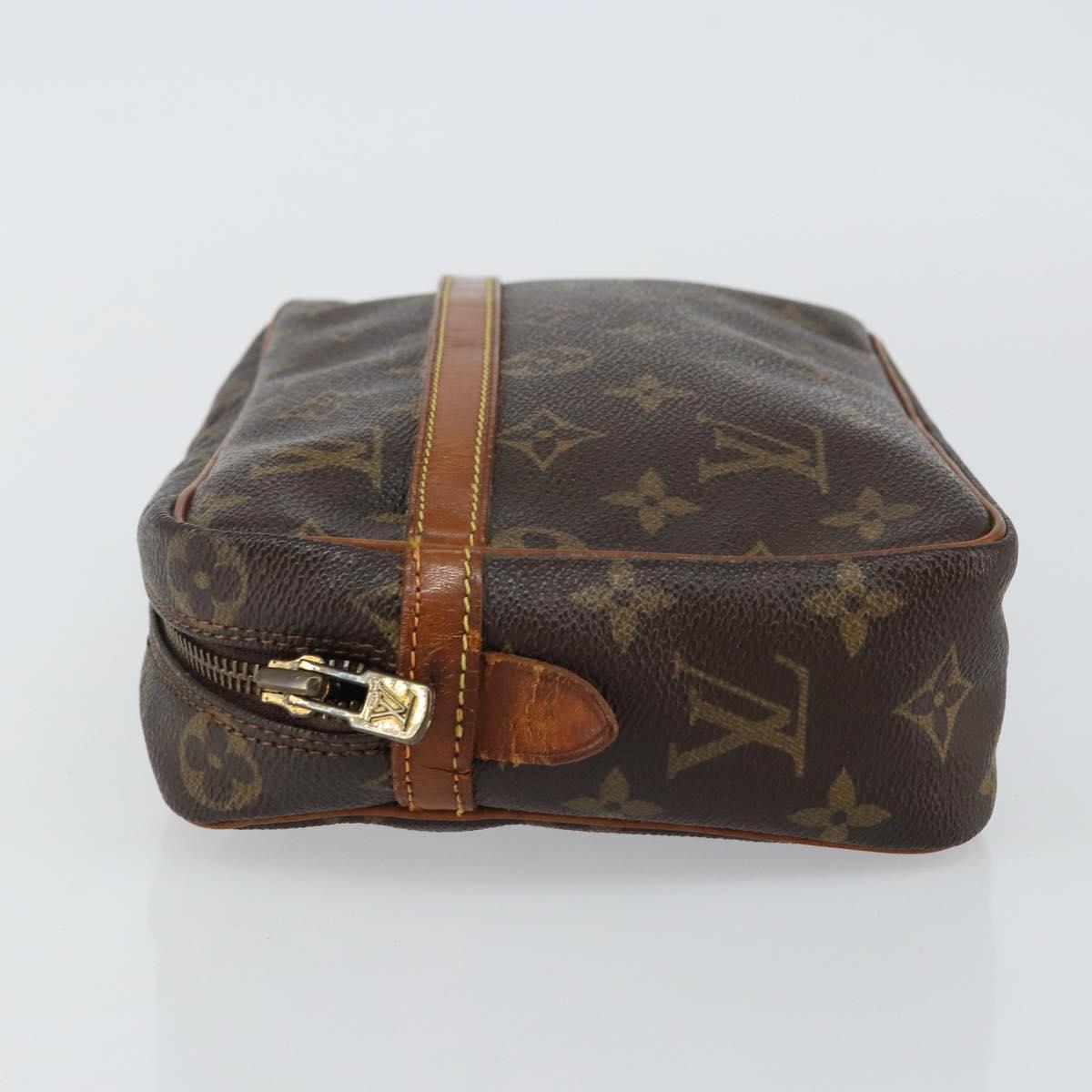 LOUIS VUITTON Monogram Compiegne 23 Clutch Bag M51847 LV Auth hk3029