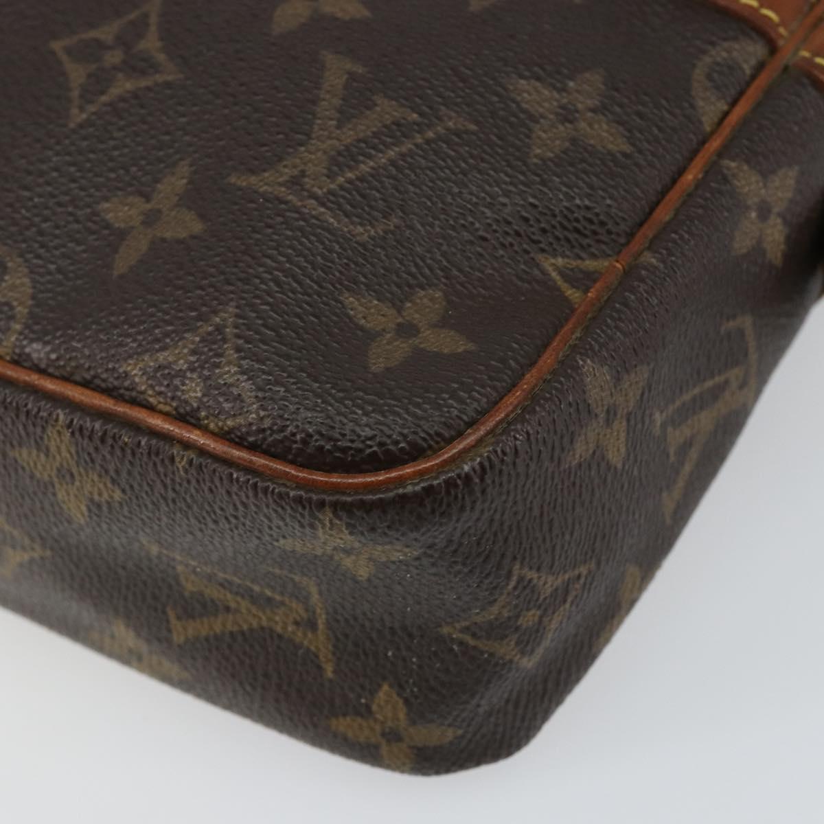 LOUIS VUITTON Monogram Compiegne 23 Clutch Bag M51847 LV Auth hk3029