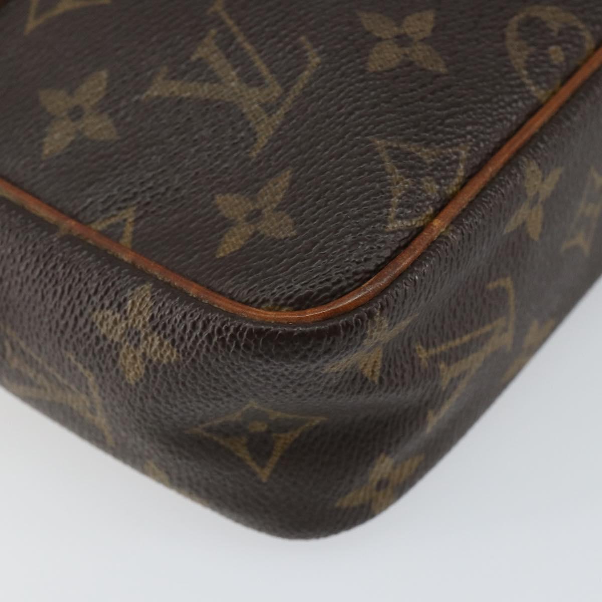 LOUIS VUITTON Monogram Compiegne 23 Clutch Bag M51847 LV Auth hk3029